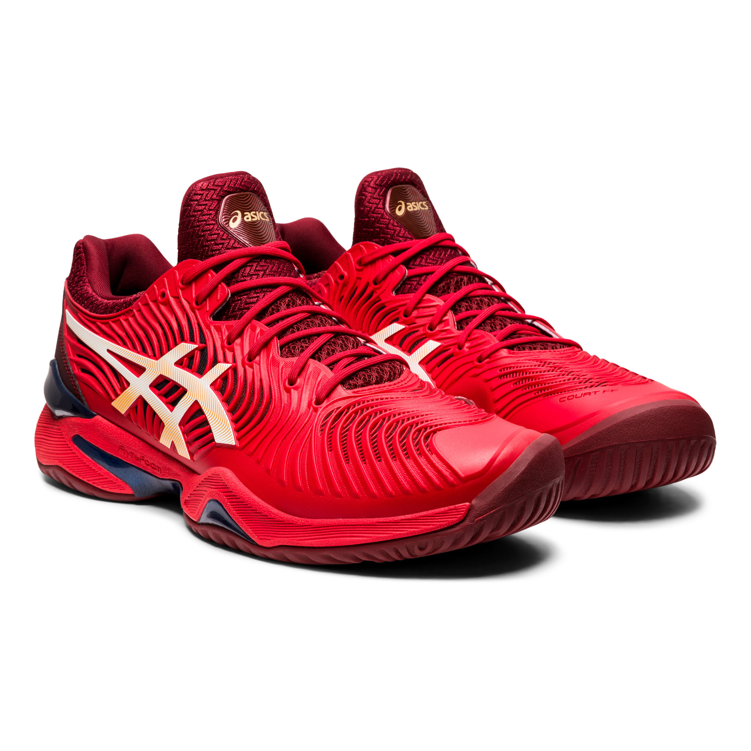 Buy ASICS Court FF 2 All Court Shoe Men Red Gold online Tennis
