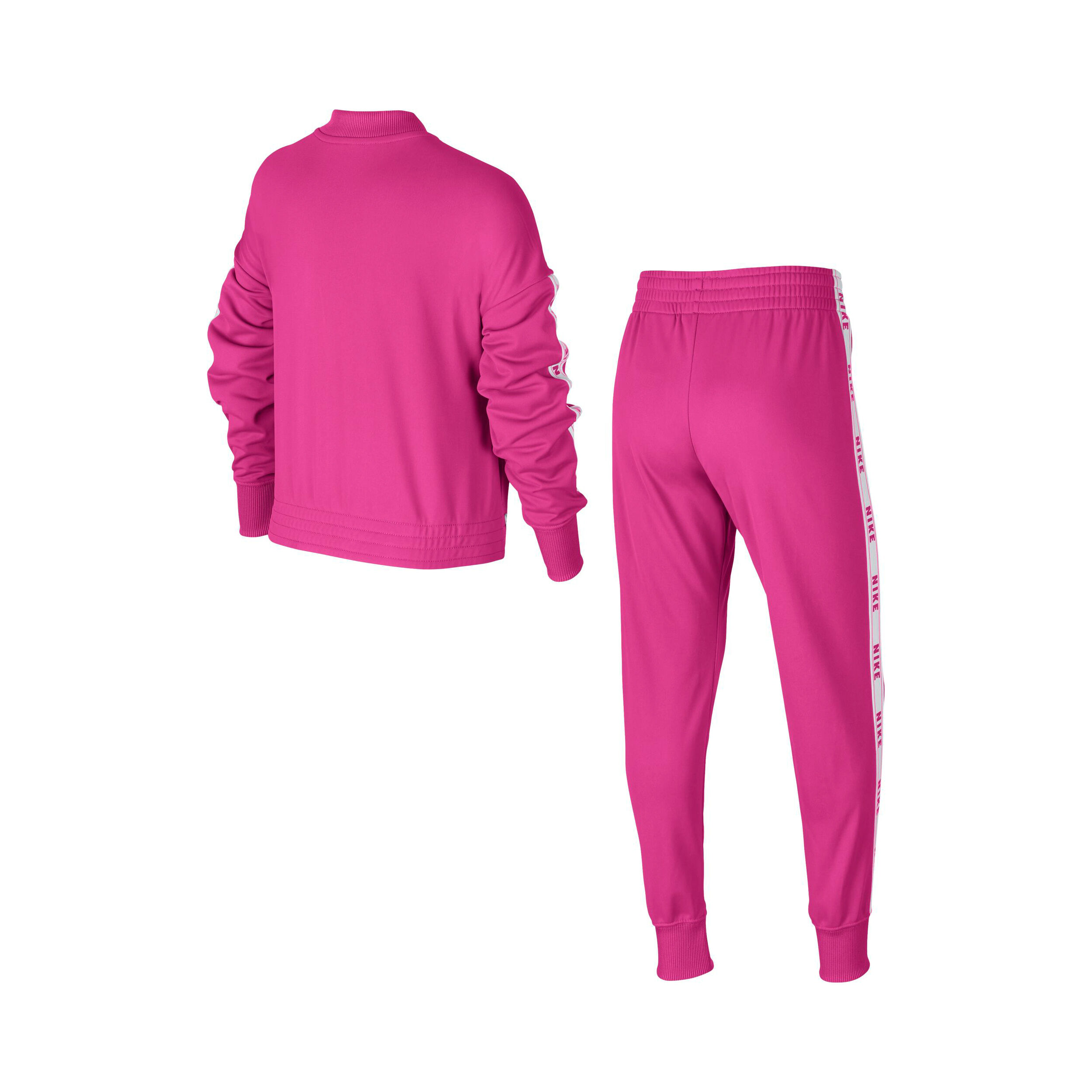 Pink nike top tracksuit girls