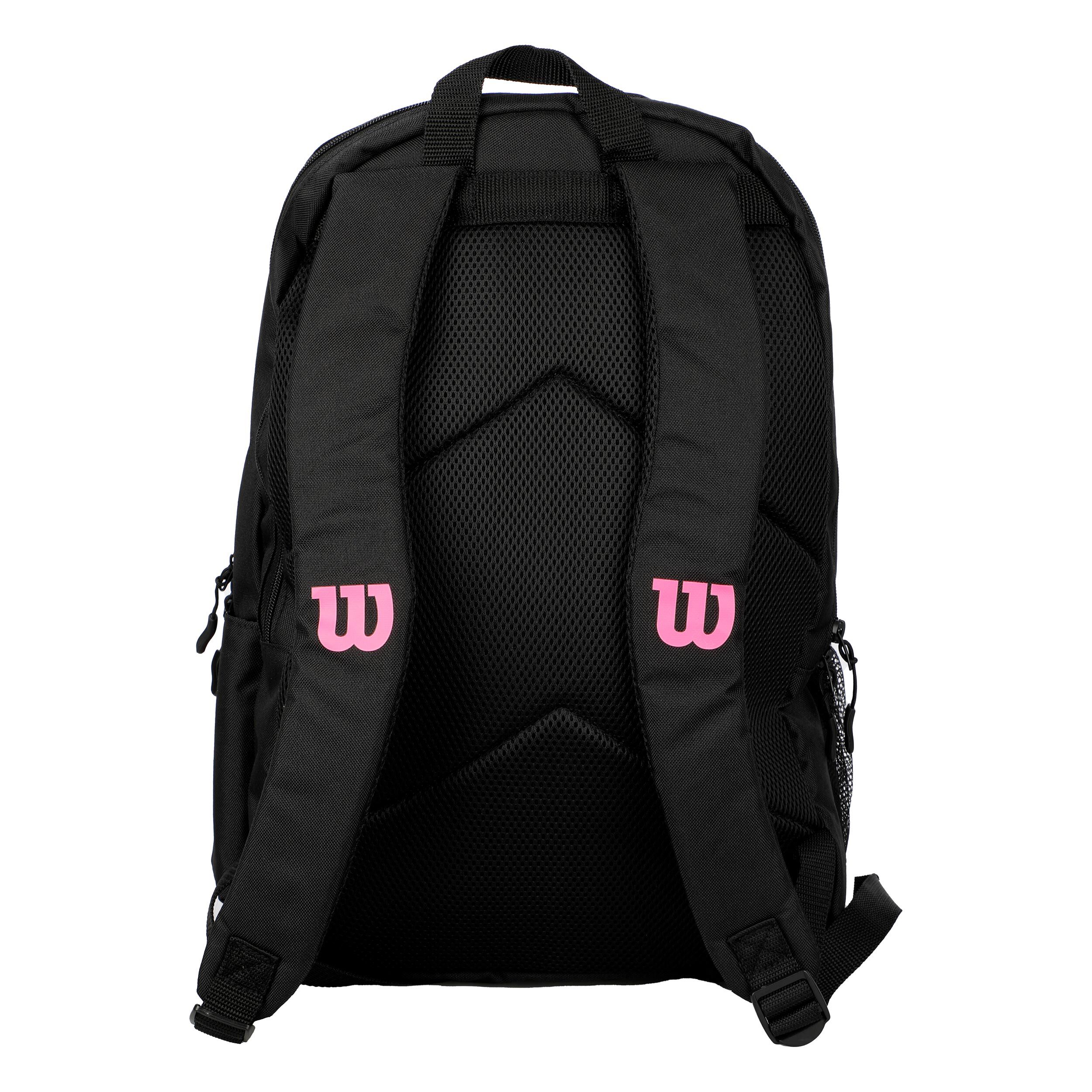 Grey and outlet black pink backpack