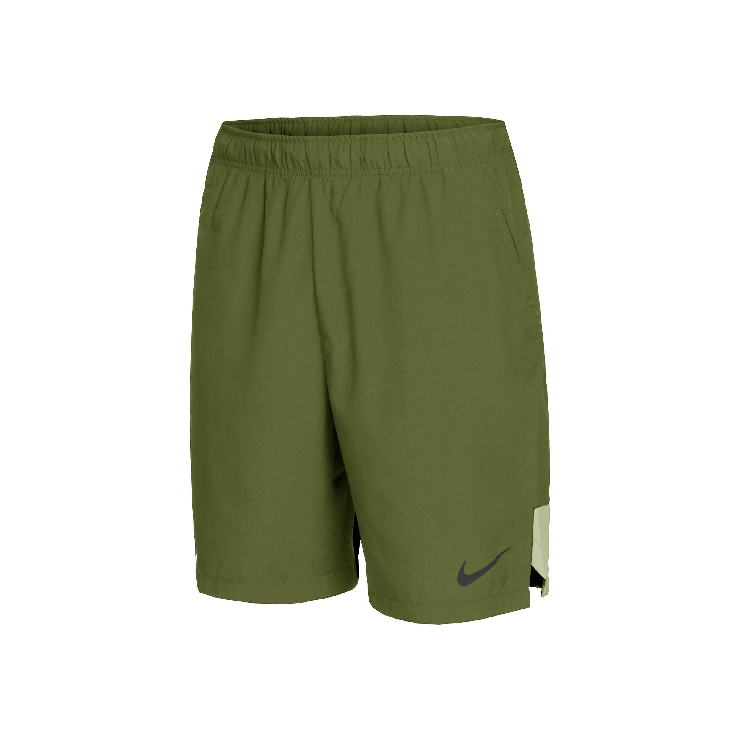 Dri Fit Flex Woven 9in Shorts Men Olive Green