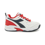 Diadora Tennis shoes Diadora S. Challenge 5 SL AC All court shoe Kids - white, red