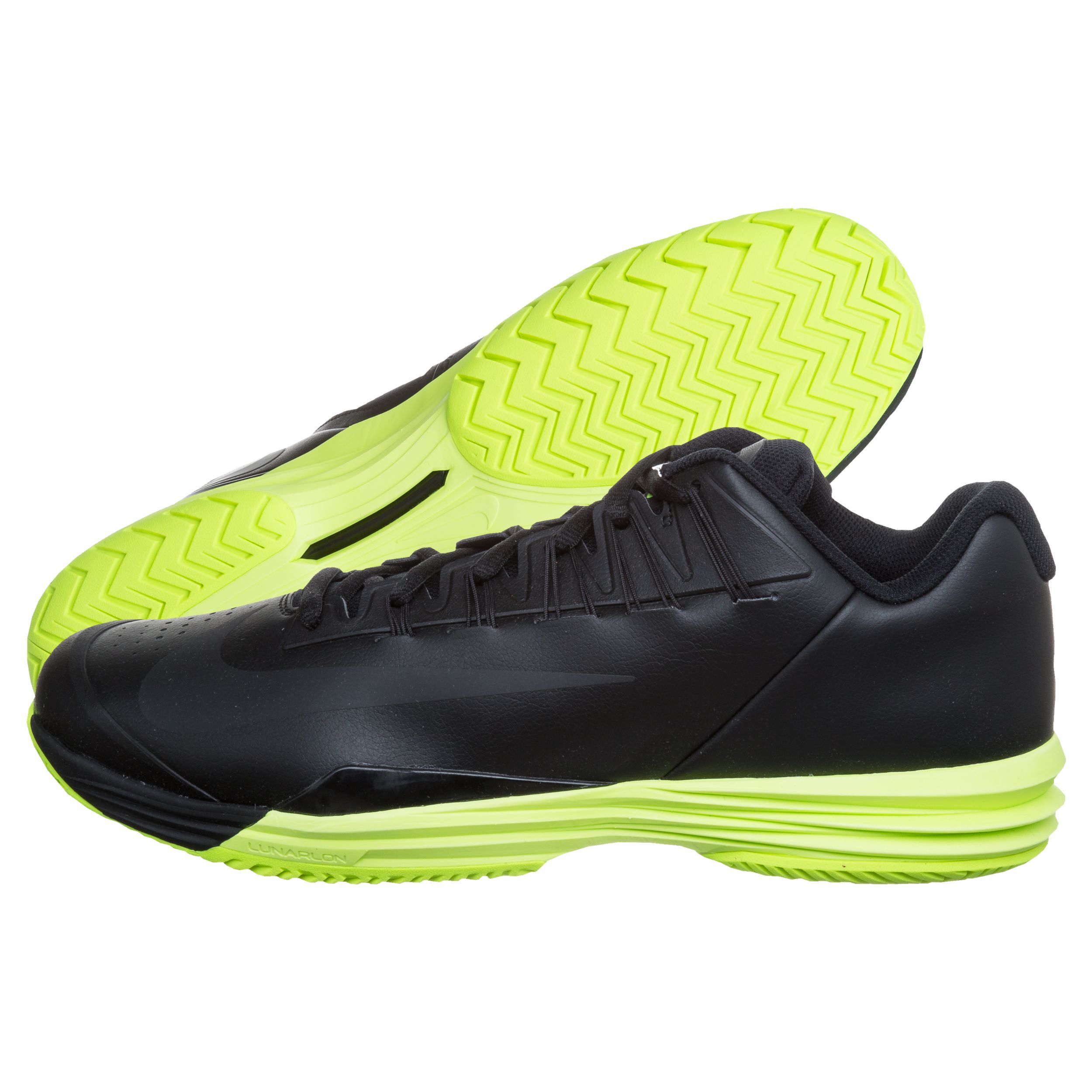Rafael Nadal Lunar Ballistec 1.5 All Court Shoe Men - Black, Neon Yellow