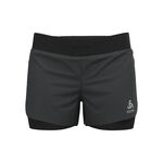 Odlo Clothing Odlo Zeroweight 3inch 2in1 Running Shorts Women-Black