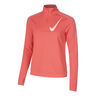 Swoosh Half-Zip Running Shirt Women-Berry