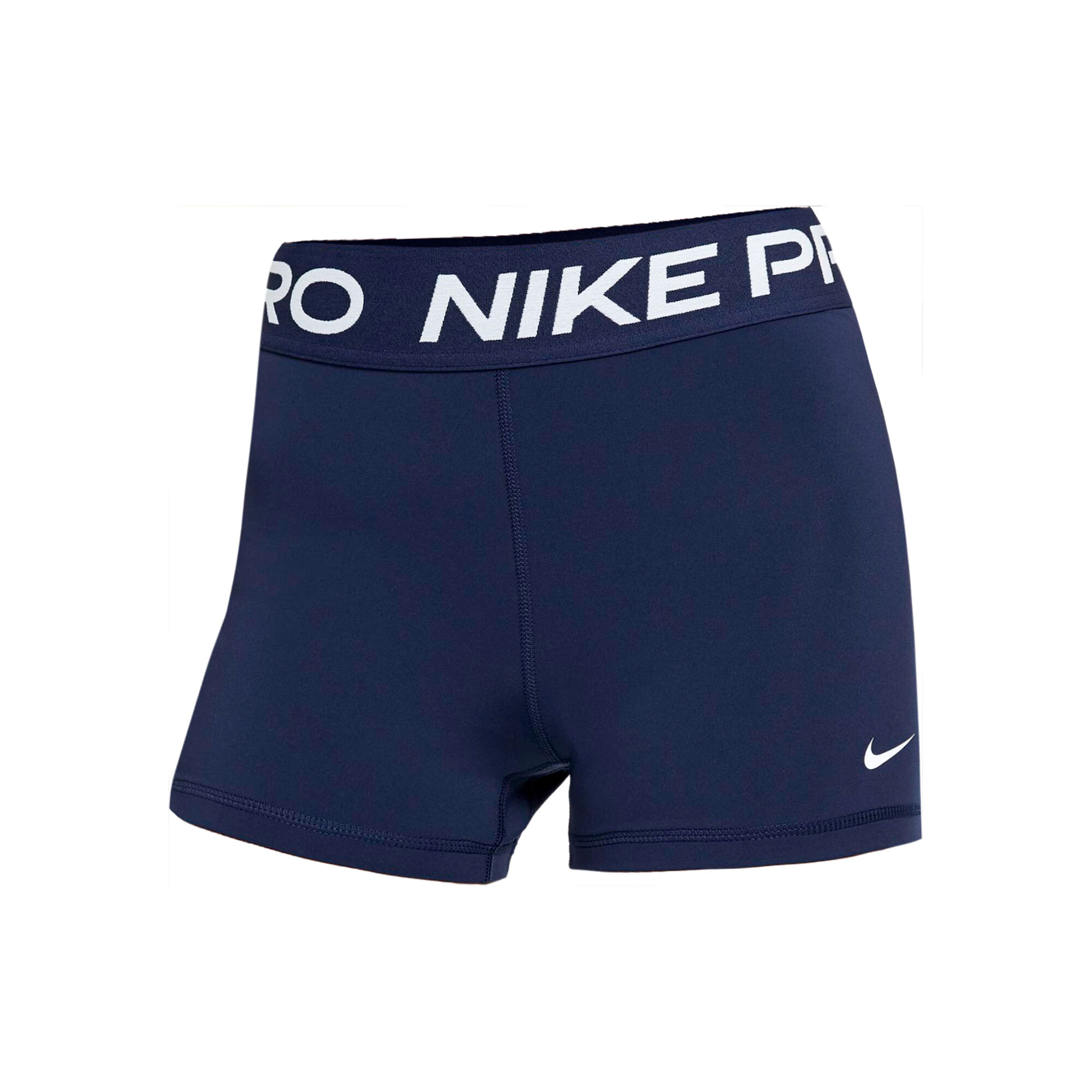 Buy Nike Pro 3in Shorts Women Dark Blue, White online