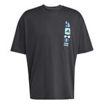 adidas Clothing adidas GFX Joy T-Shirt Men - dark grey, multicoloured
