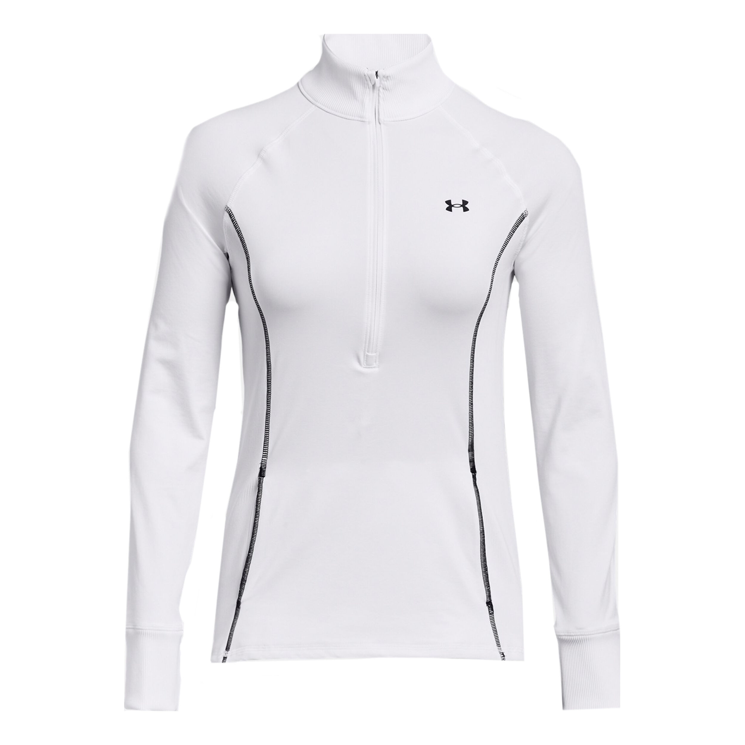 CW Half Zip Long Sleeve Women White