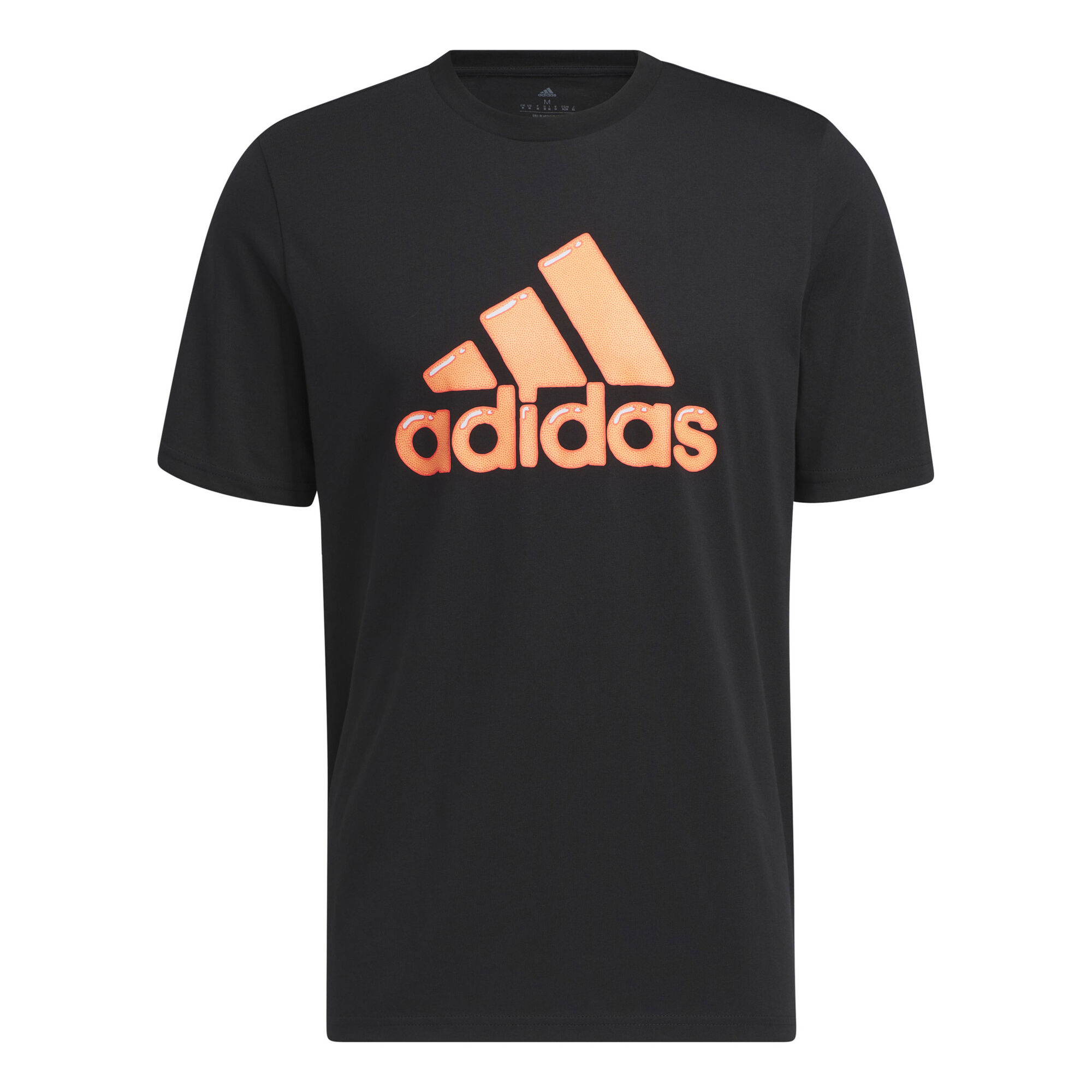 black and orange adidas shirt