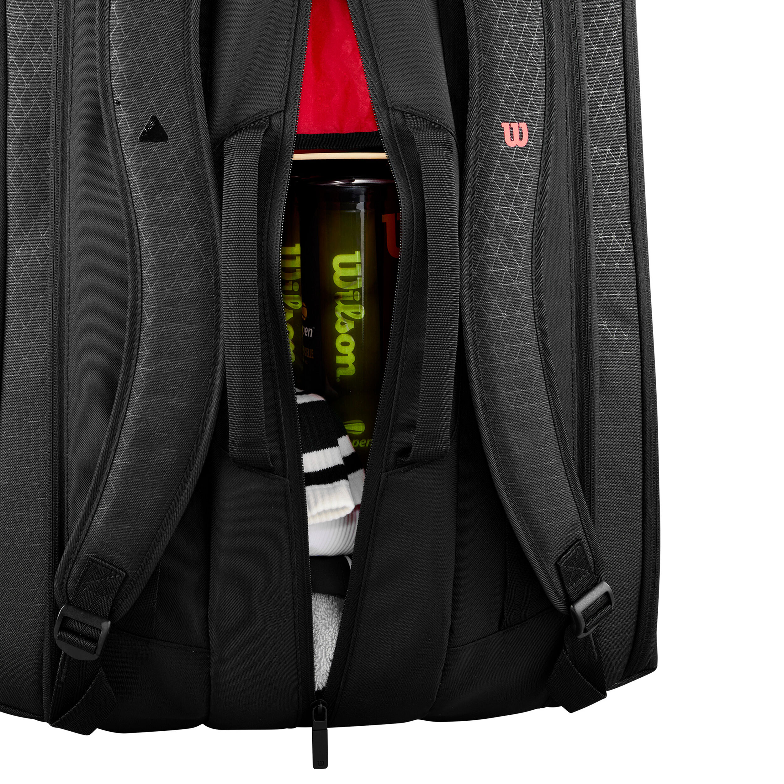 Wilson Clash V3 Super Tour Racket Bag 15 Pack-Black | Tennis-Point