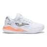 Spin Padel shoe Women - white, coral