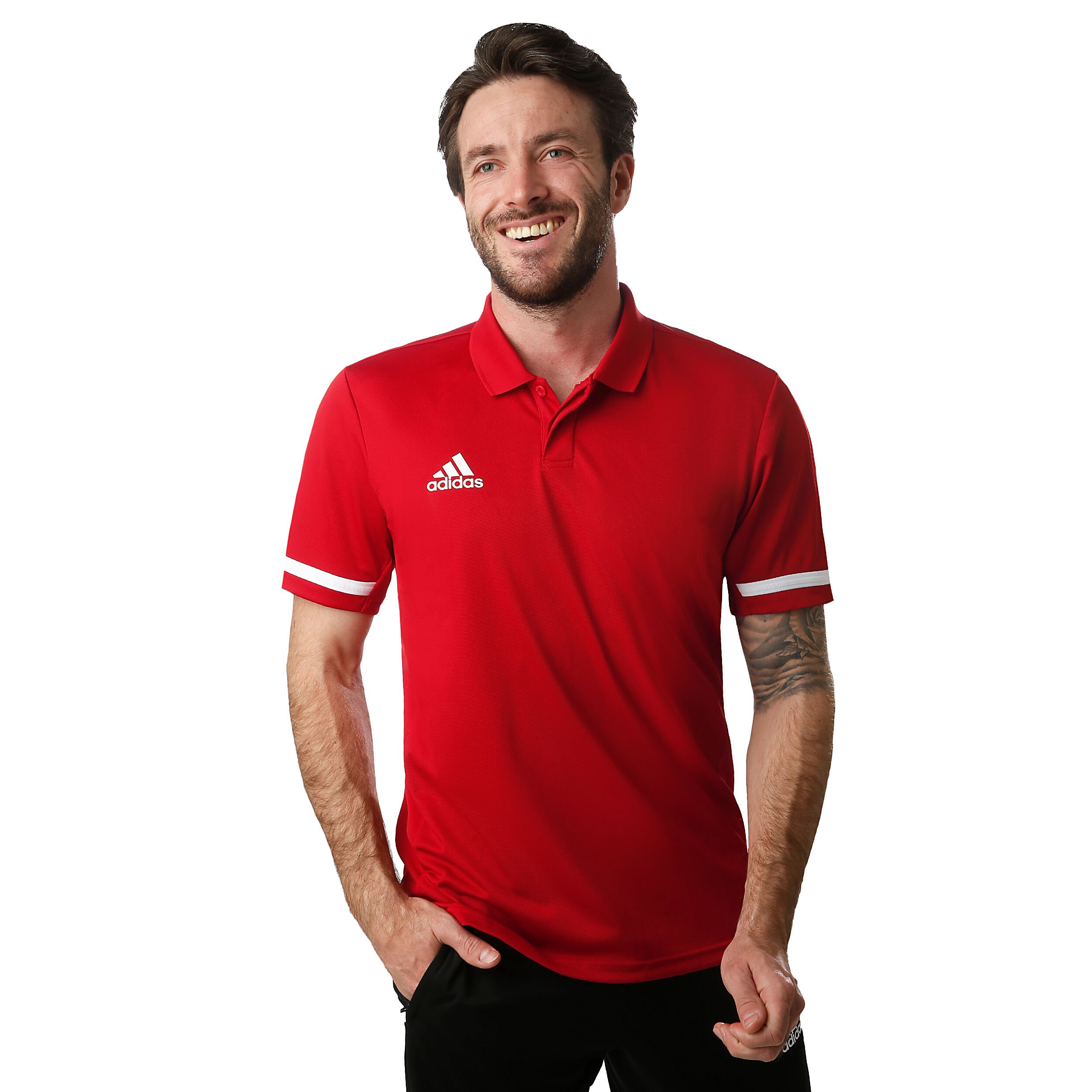 Buy adidas T19 Polo Men Red White online Tennis Point COM