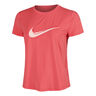 Swoosh Running Shirt Women-Coral