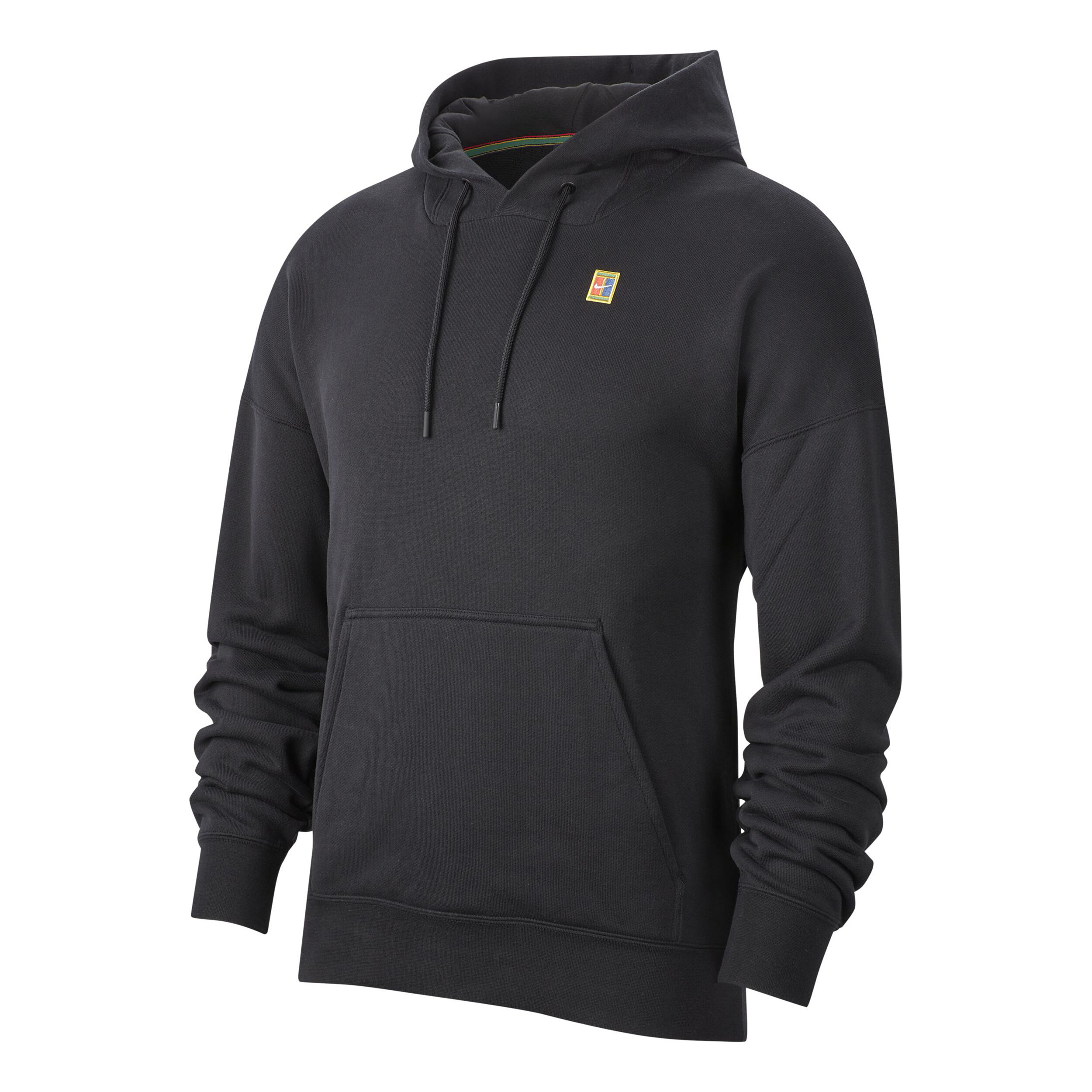 上質で快適 Buy Nike Black Men Hoody Fleece Heritage Court ジャケット・アウター