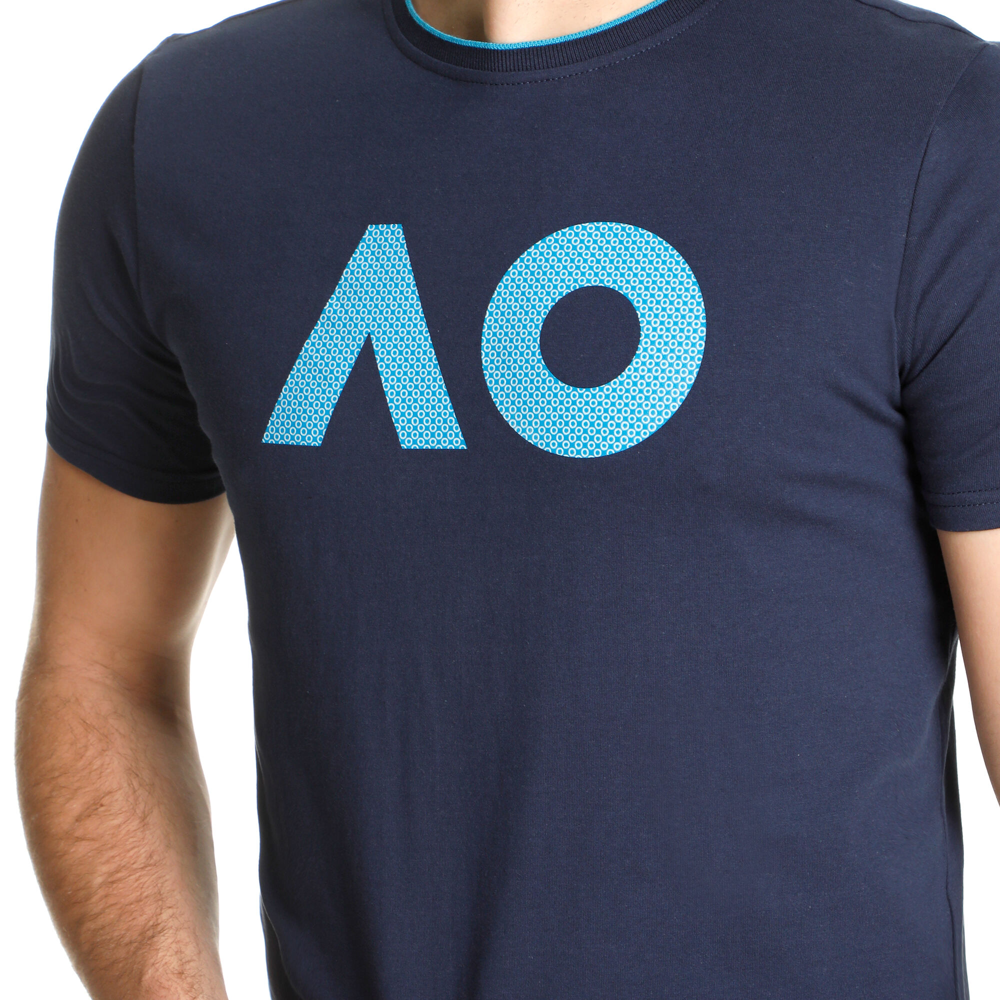 Buy Australian Open AO Stack Print Core Logo T-Shirt Men Dark Blue, Blue  online