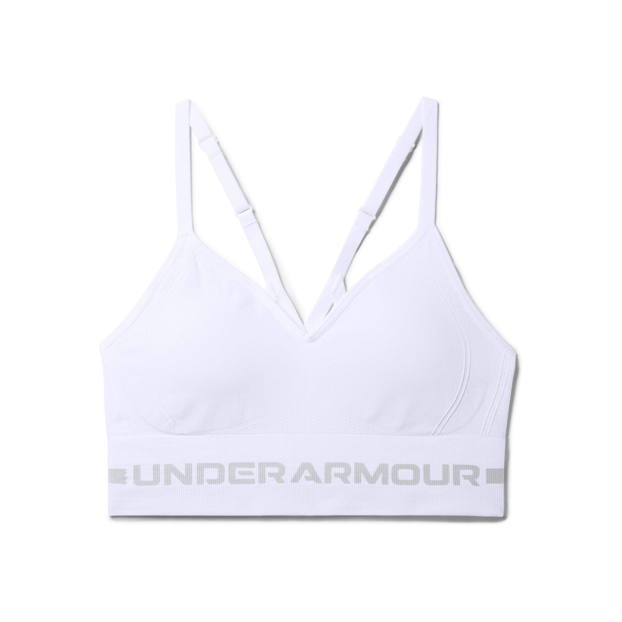 Under armour seamless shop sports bra white