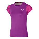Mizuno Clothing Mizuno Charge Printed T-Shirt Women-Violet