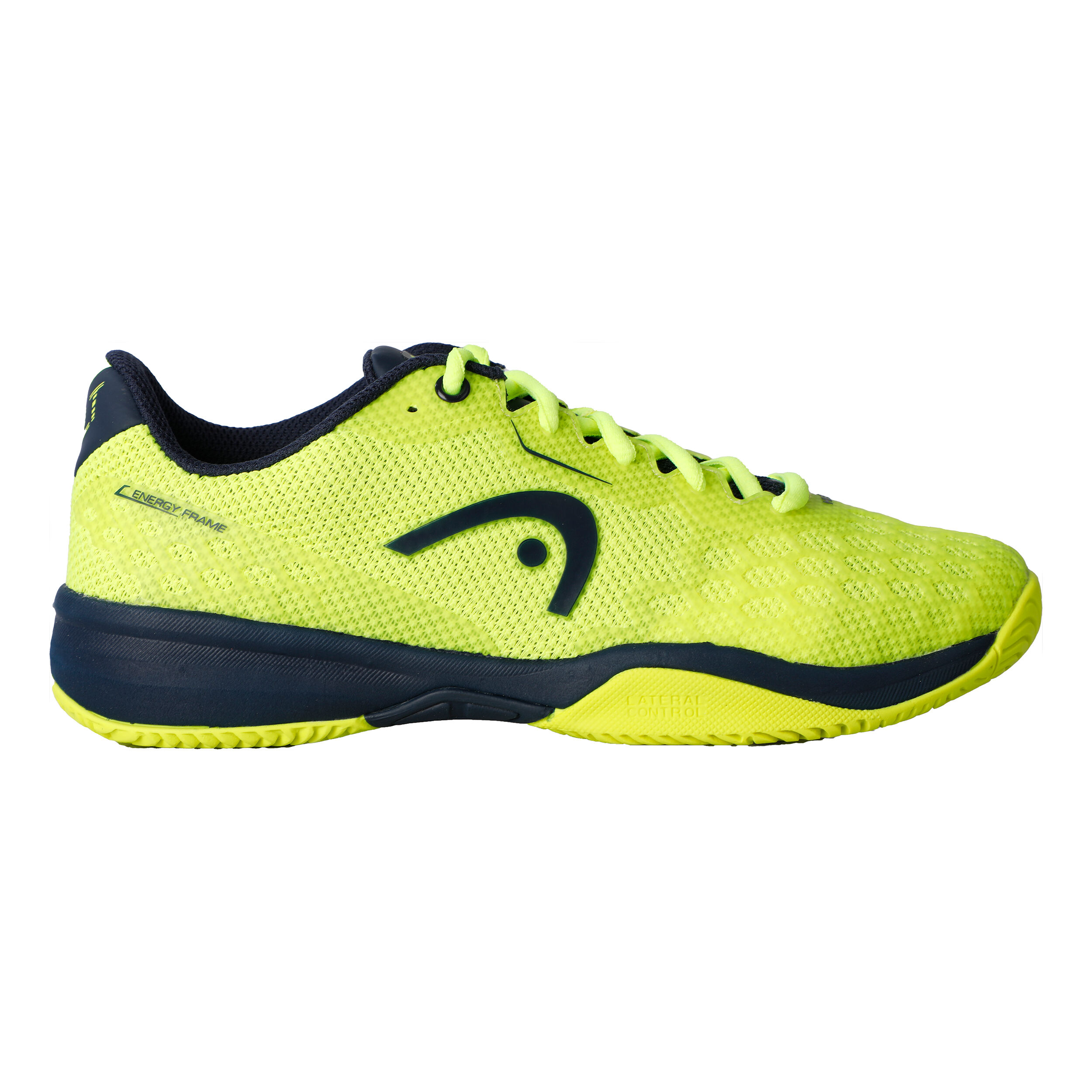 Revolt Pro 3.0 All Court Shoe Kids Neon Yellow Dark Blue