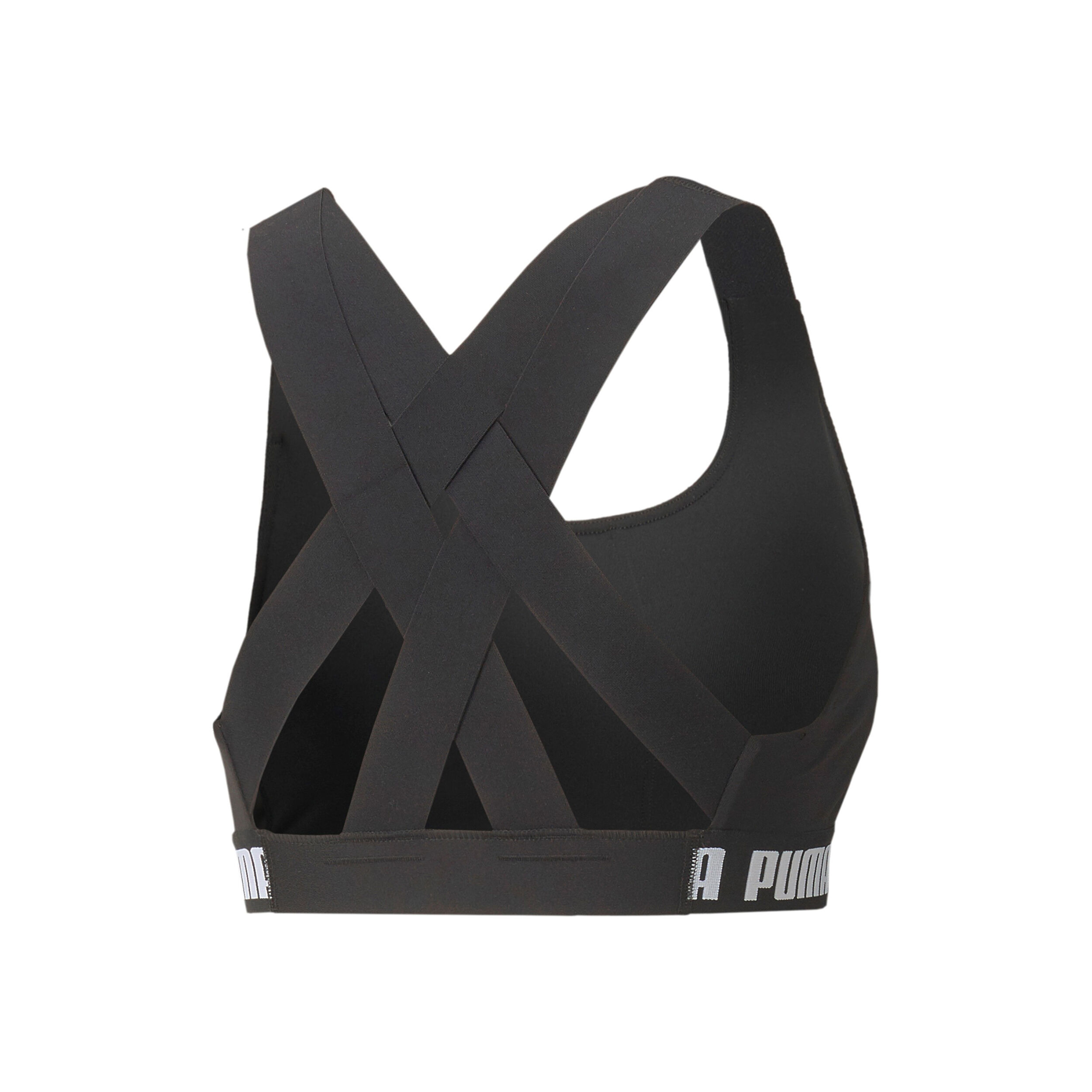 Buy Puma Mid Impact Feel It Sports Bras Women Grey online Tennis