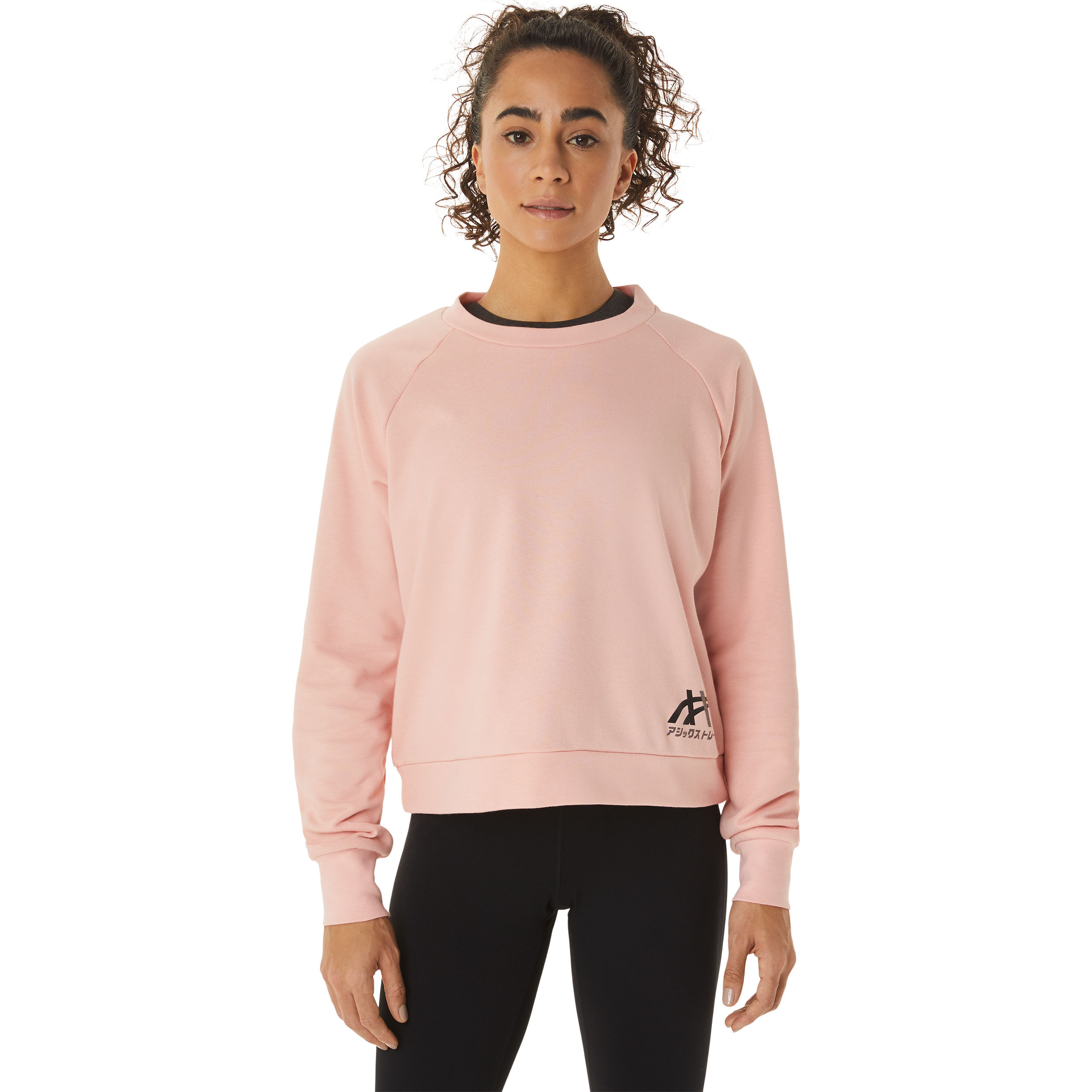 Buy ASICS Tiger Sweatshirt Women Pink Black online Tennis Point COM