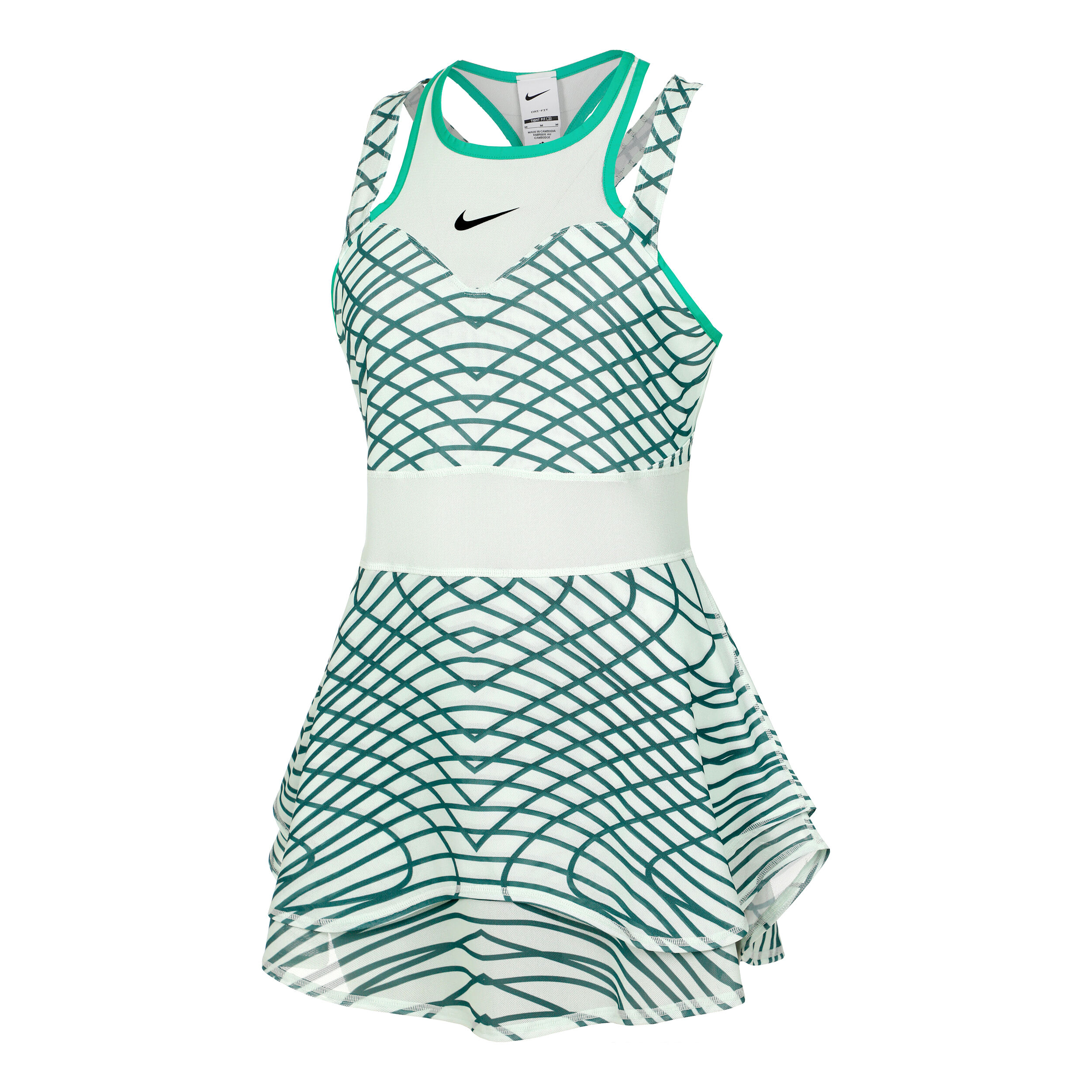 Buy Nike Dri Fit Court Slam RG Dress Women Mint Green online