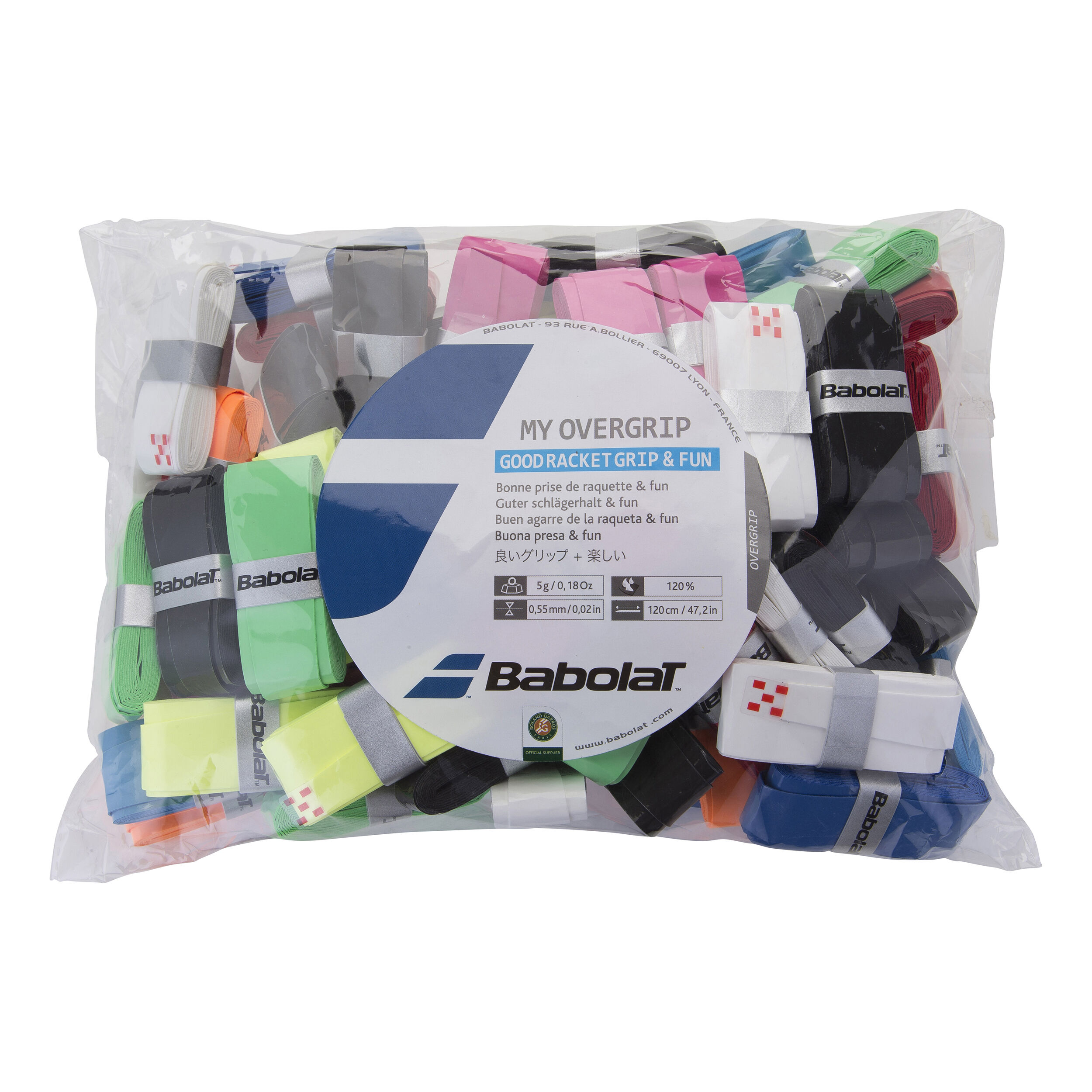 70 Grips Included Babolat My Grip Overgrip Refill Bag 