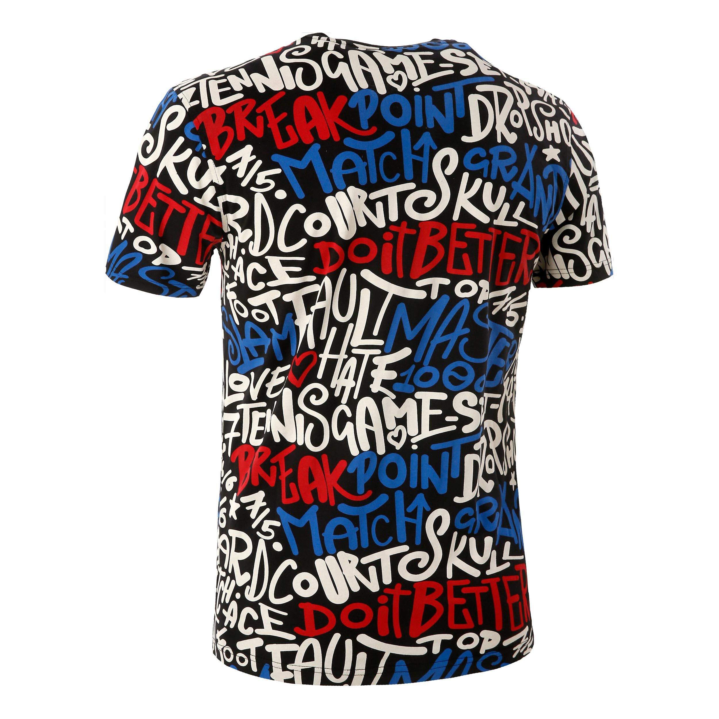 Buy Hydrogen Graffiti T-Shirt Men Black, Multicoloured