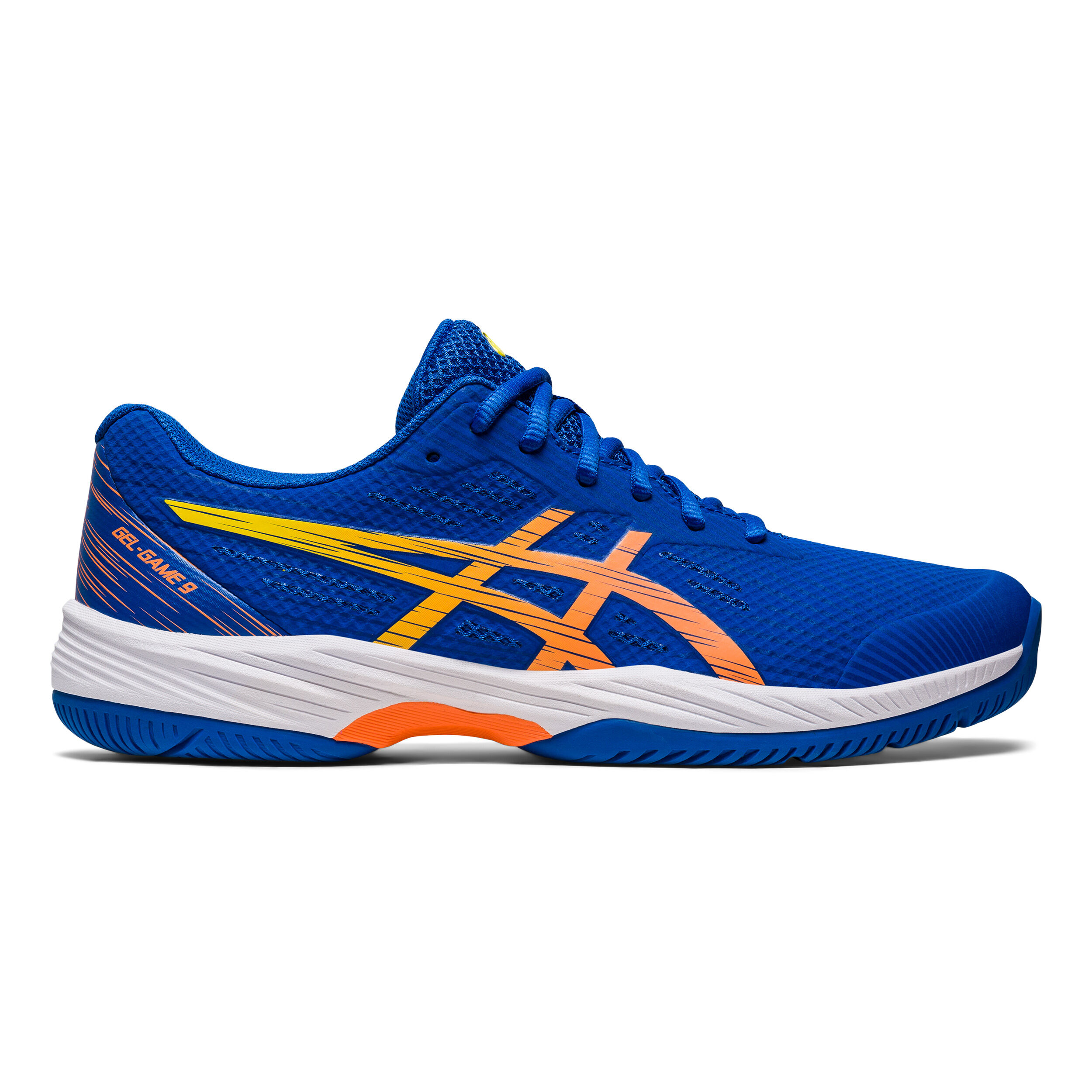 Gel Game 9 AC All Court Shoe Men Blue Orange