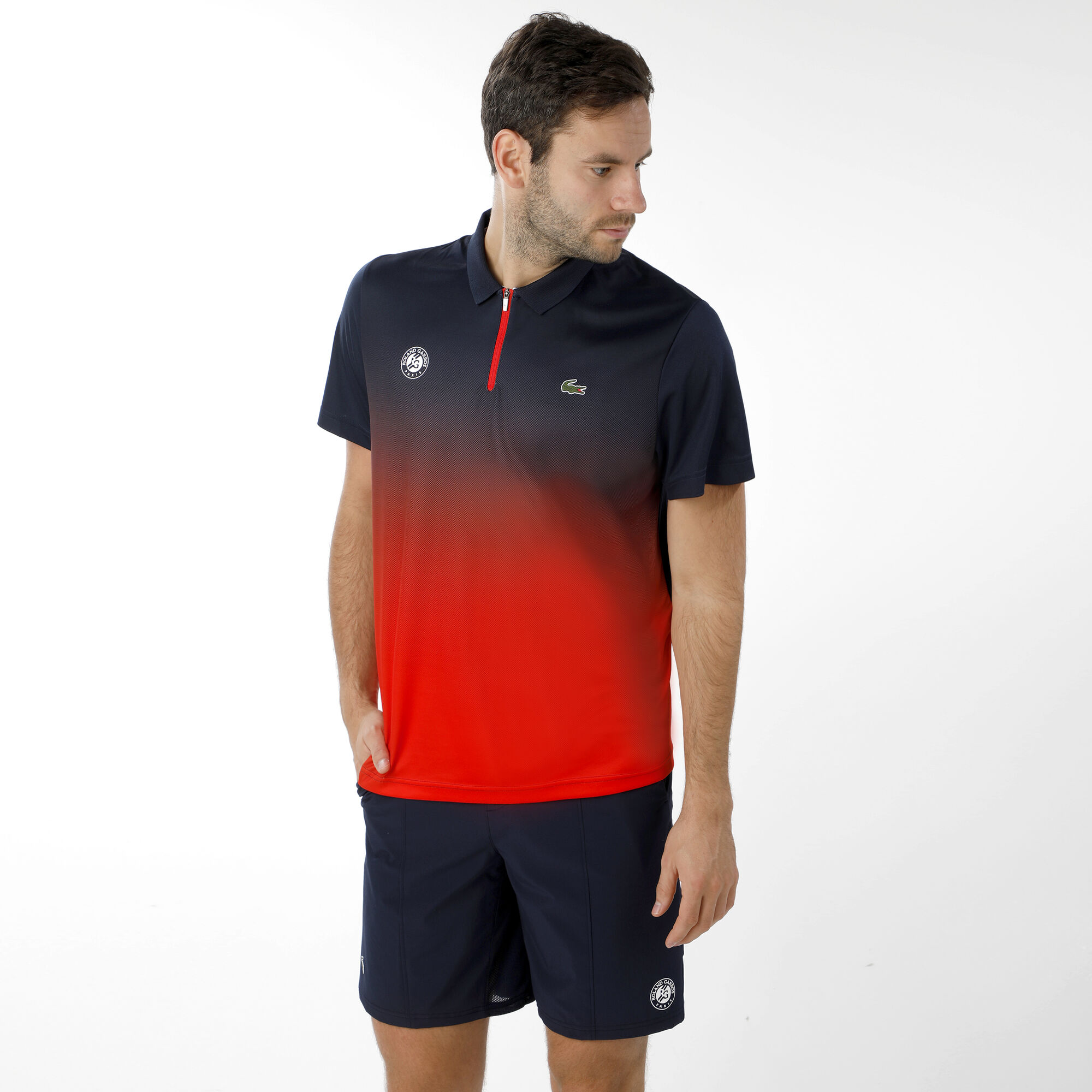 Lacoste Sport x Roland Garros blue T-shirt
