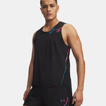 Under Armour Running top Under Armour Velociti Elite Singlet Running shirt Men-black, pink