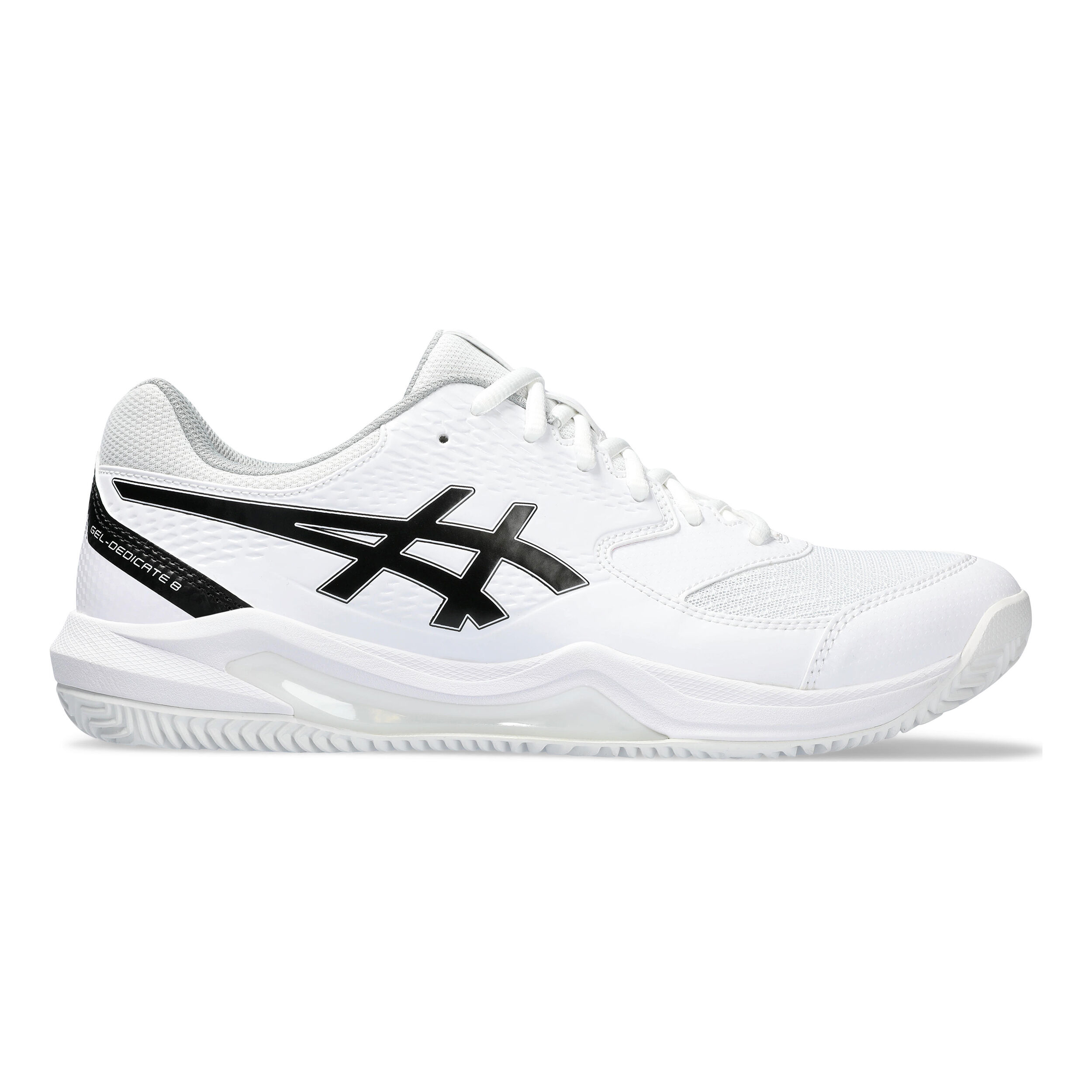 Buy ASICS Gel Dedicate 8 Clay Court Shoe Men White Black online Tennis Point COM