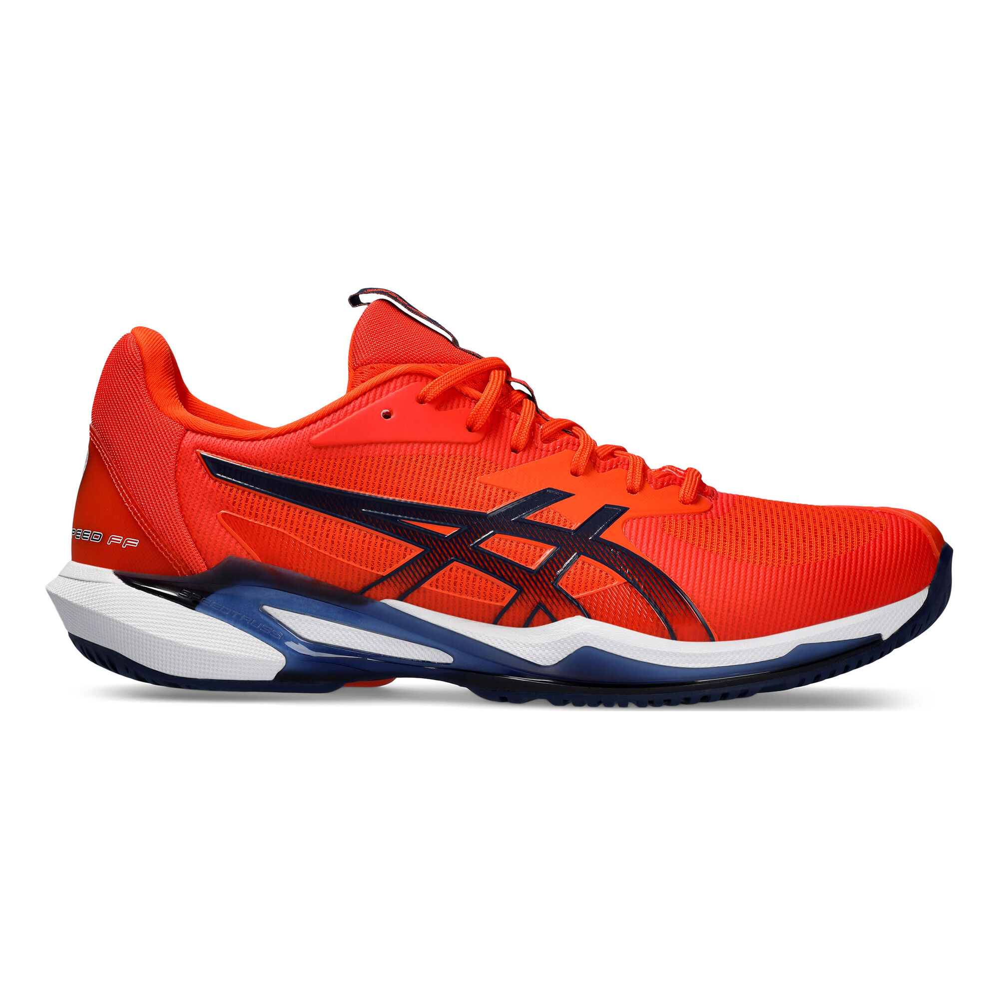| online Point 3 Men AC Blue All FF Orange, COM Buy Court ASICS Tennis Dark Shoe Speed Solution