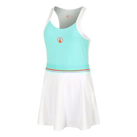 Image of Wild Volley Dress Women-Turquoise,White