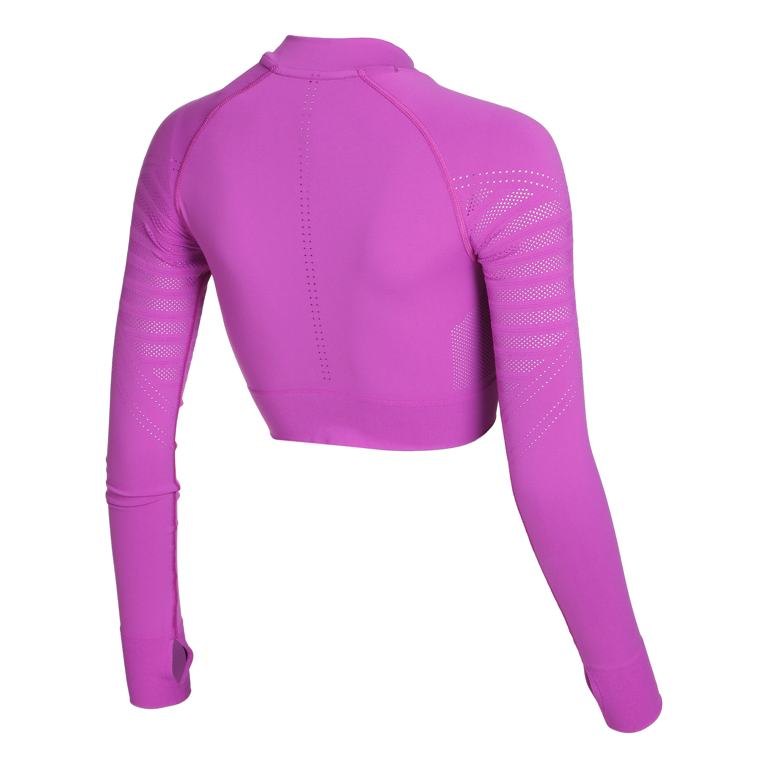 Flawless knit long top sleeve crop top