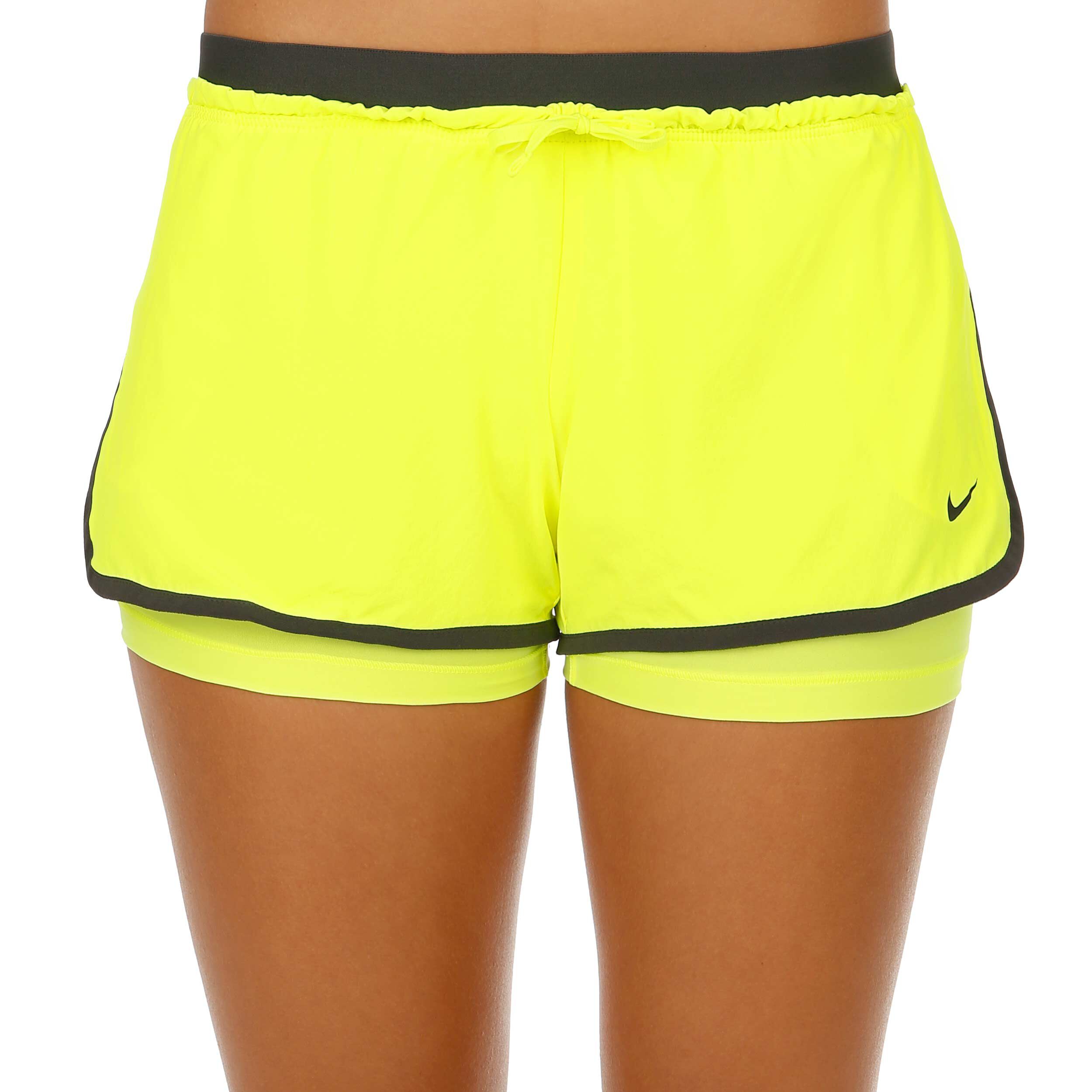 Neon yellow shop nike shorts womens