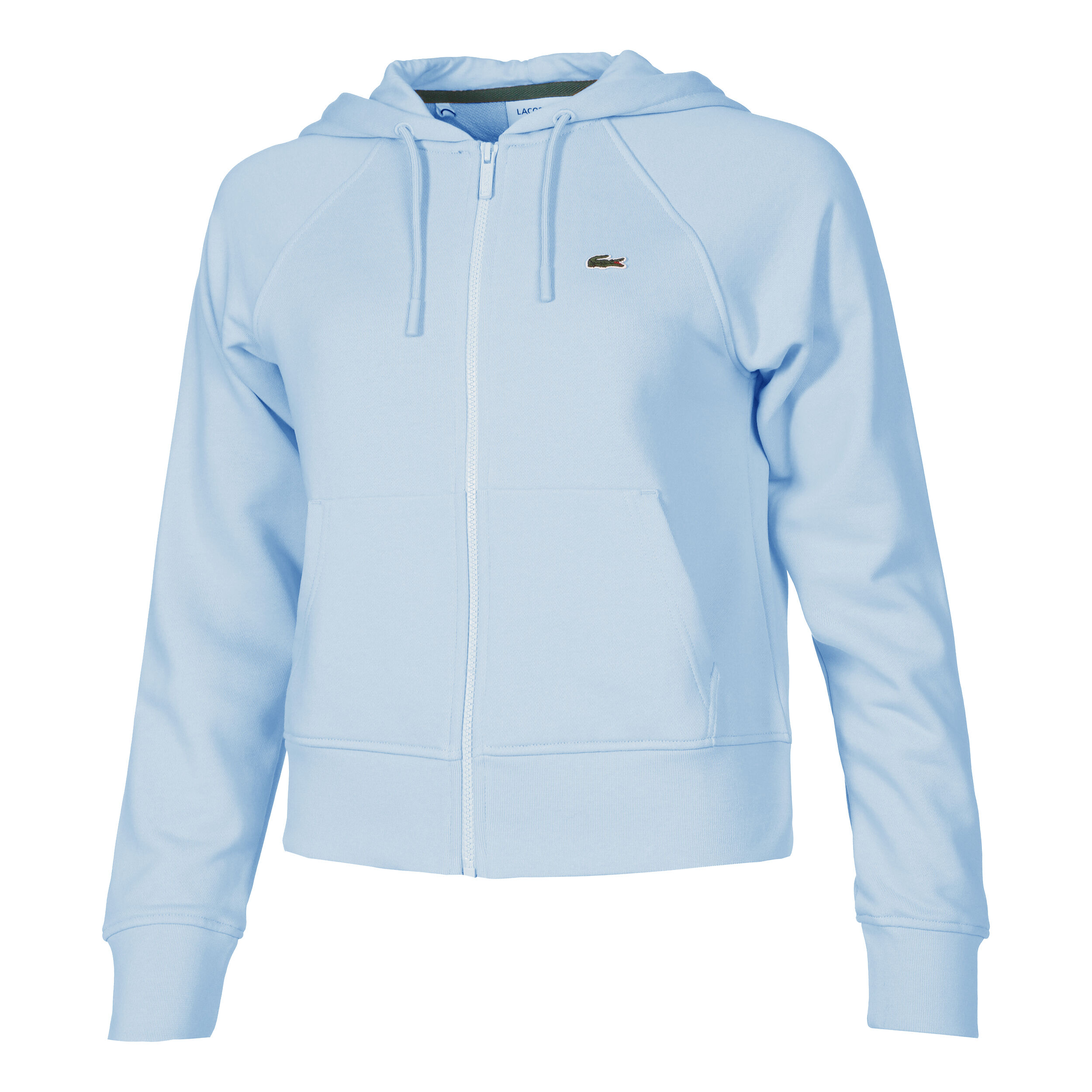 Buy Lacoste Lifestyle Fleece Zip Hoodie Women Light Blue online Tennis Point COM