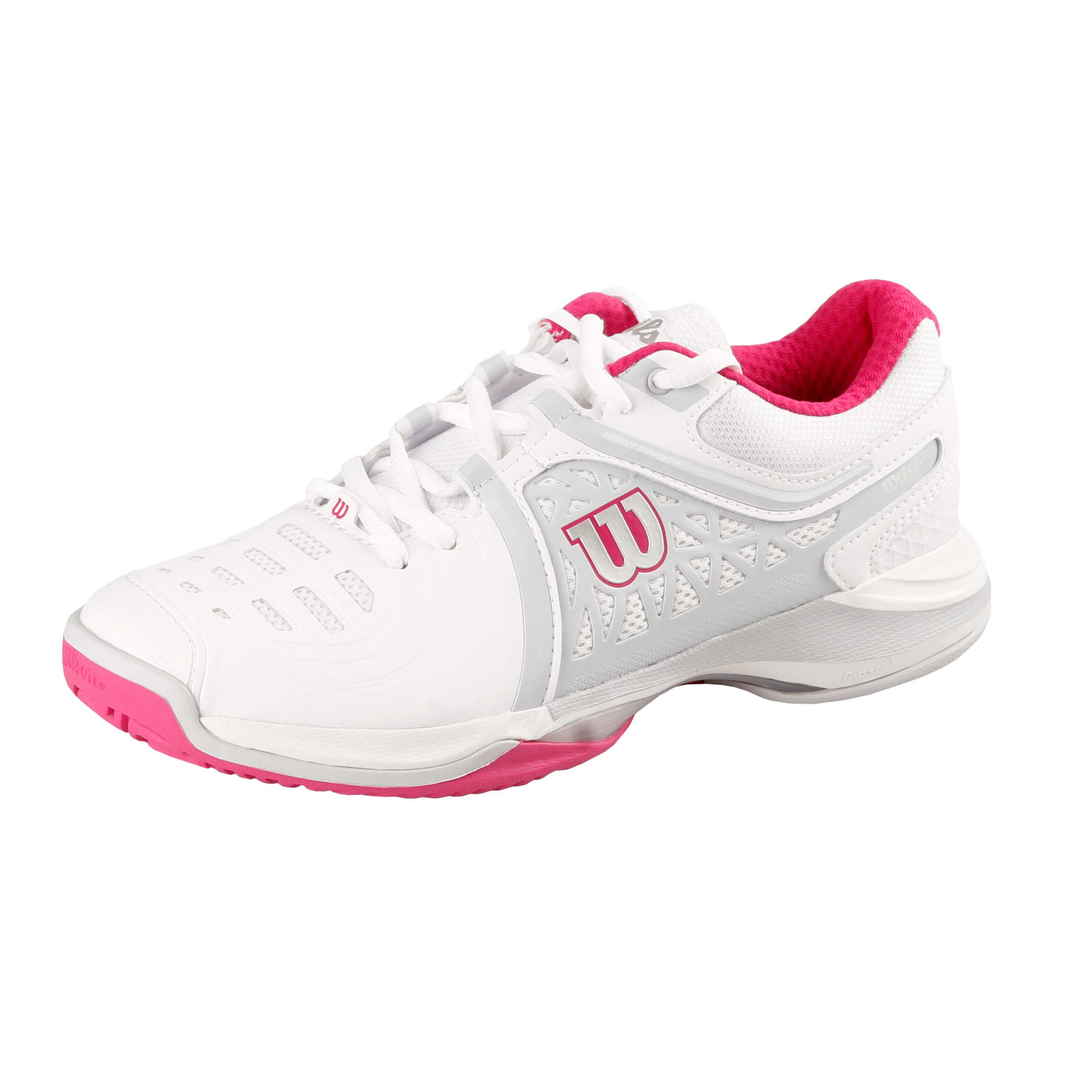 Buy Wilson Nvision Elite All Court Shoe Women White Pink online Tennis Point COM
