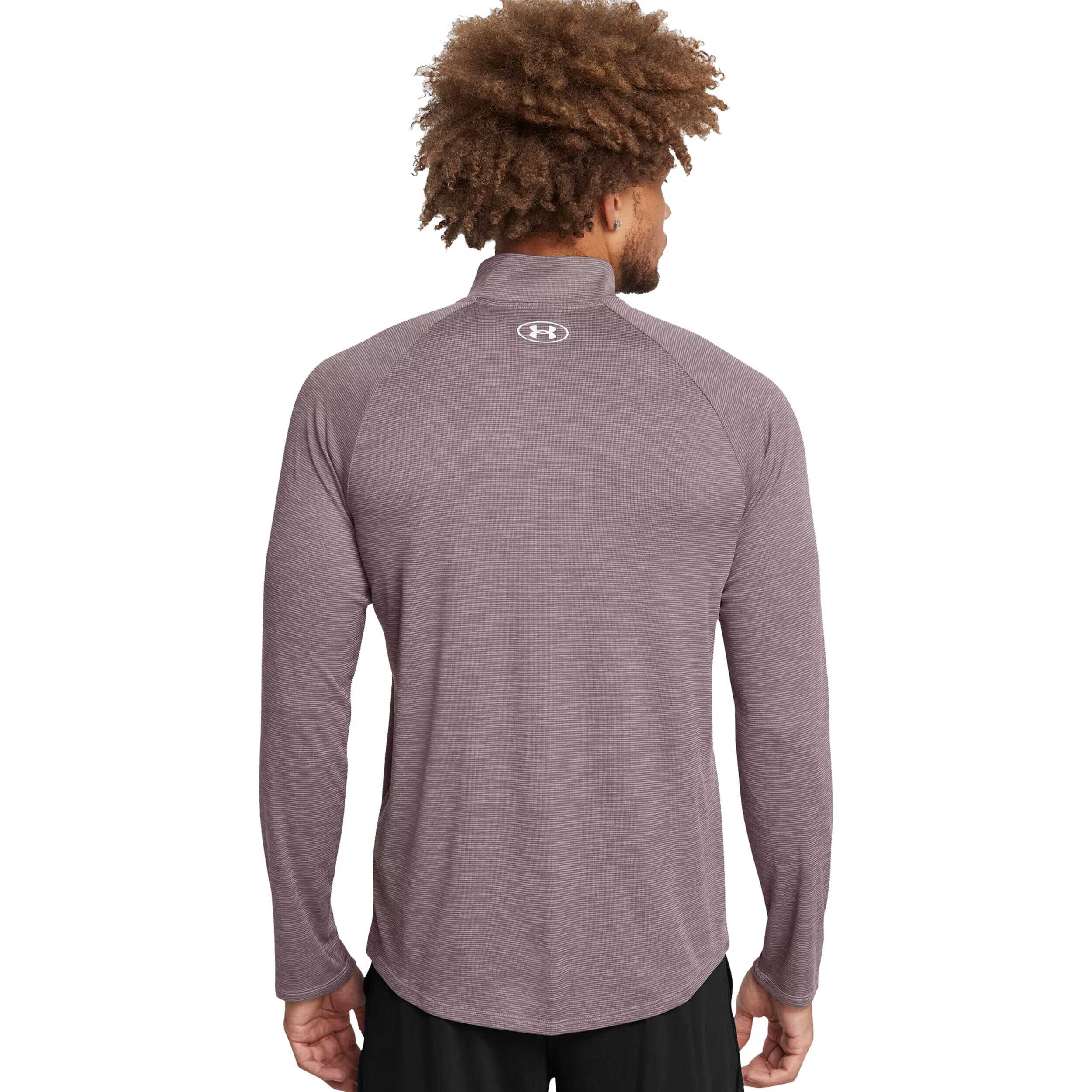 Buy Under Armour Tech Textured 1/2 Zip Long Sleeve Men Grey online | Tennis  Point COM