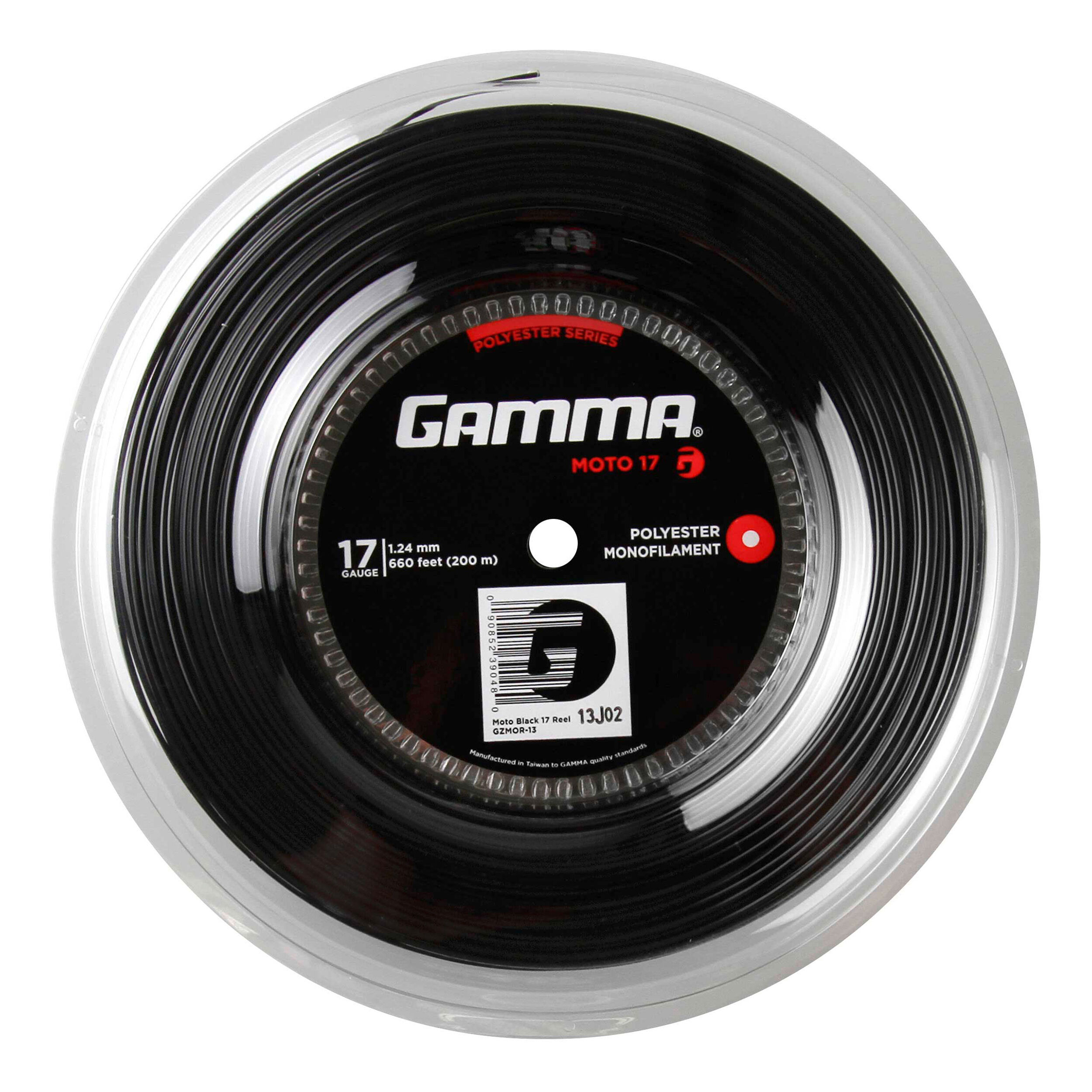 Gamma Moto Black 200 m Tennissaiten 0,37€/m 