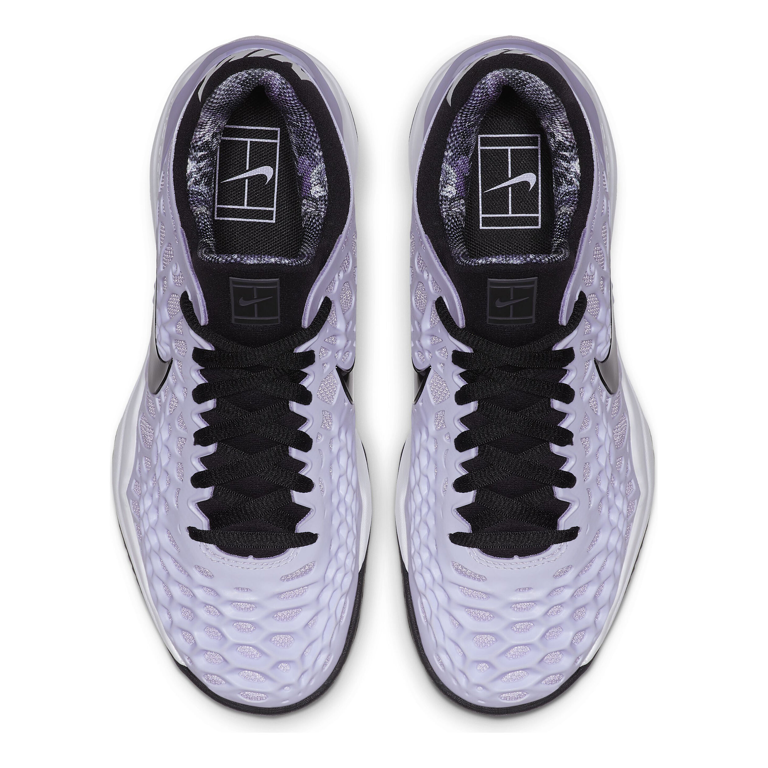 Women's zoom cage 3 tennis shoes black and white outlet