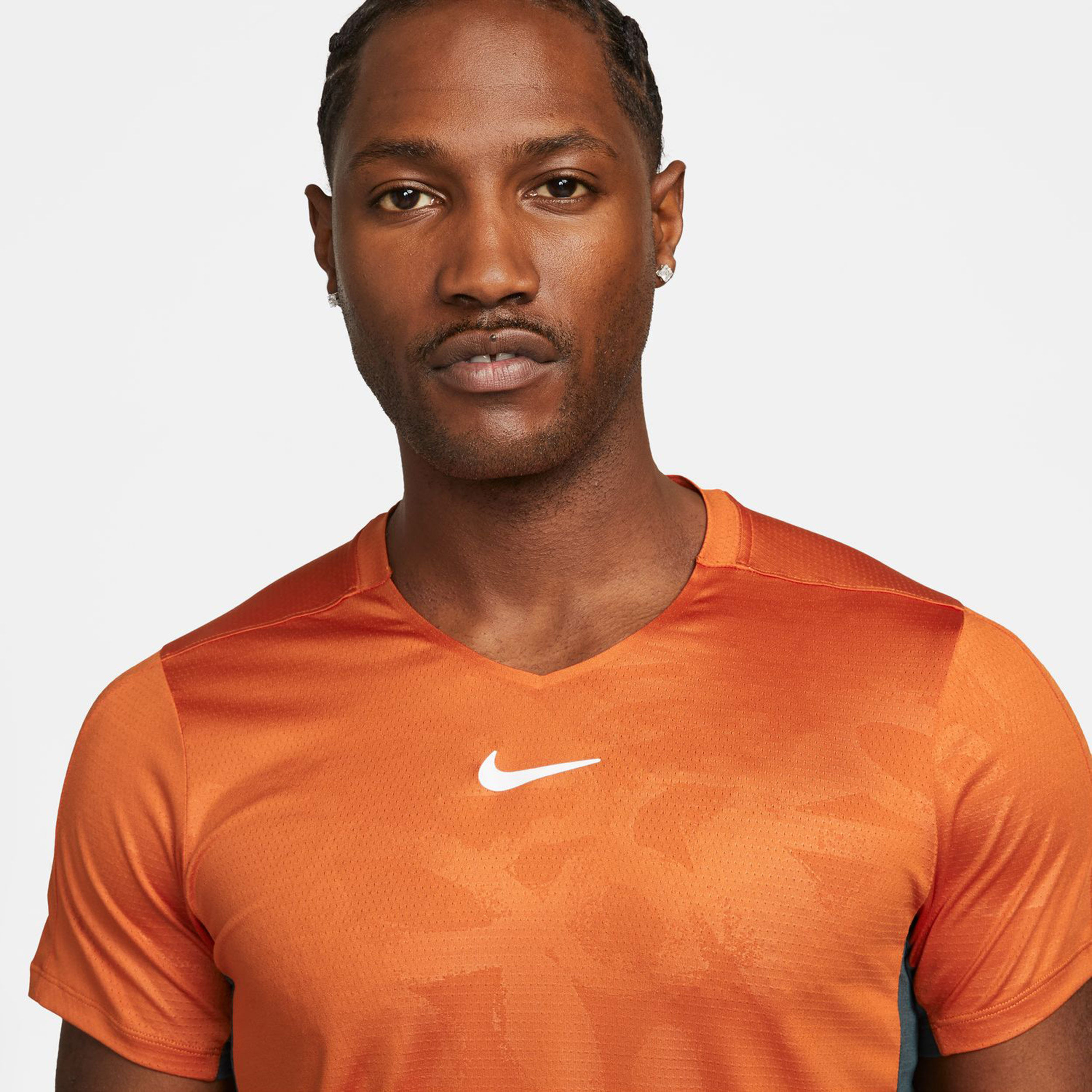 Dri fit top orange shirt