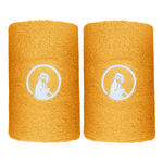 Quiet Please Tennis apparel Quiet Please Long Wristband 2 Pack-Orange