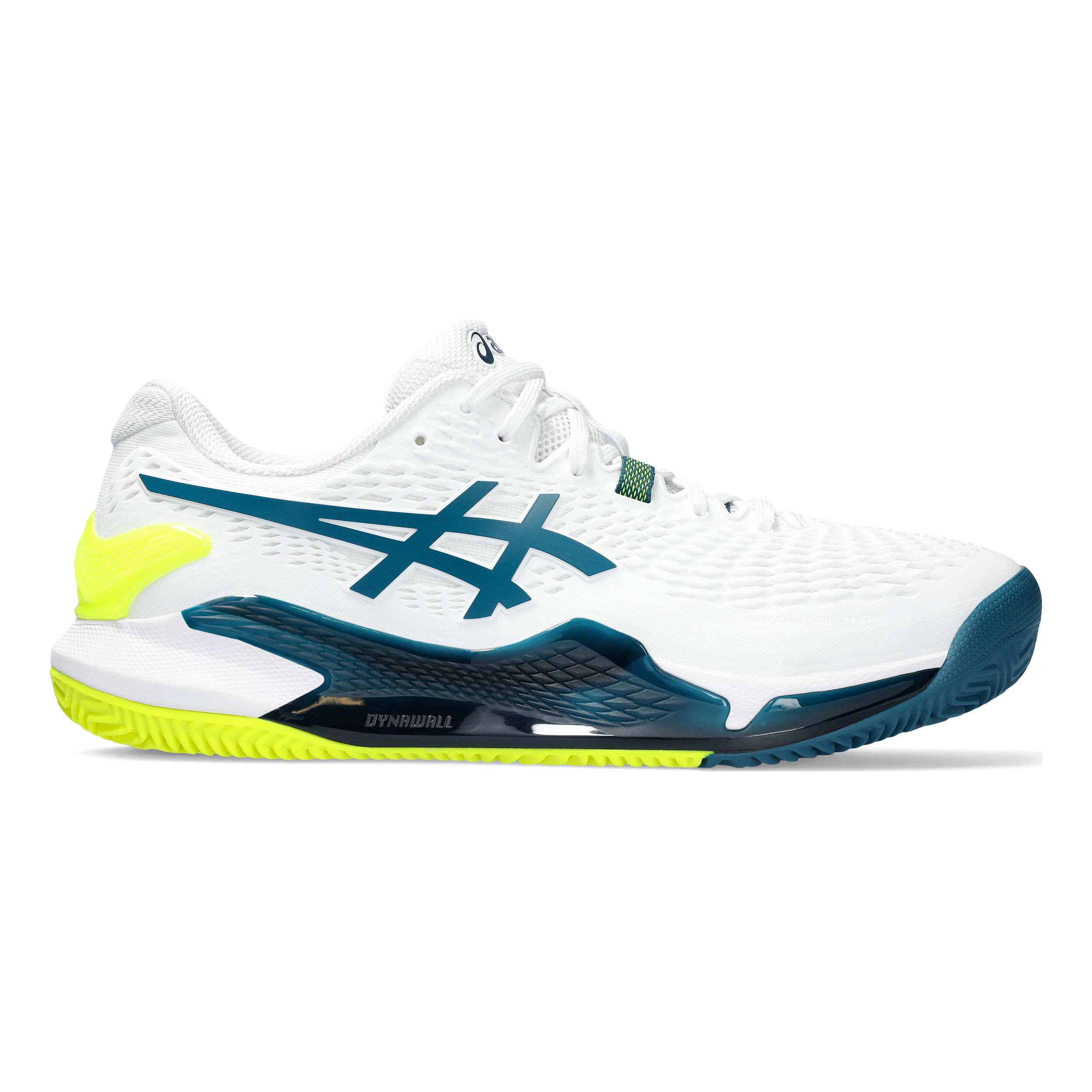 Buy ASICS Gel Resolution 9 Clay Court Shoe Men White Petrol