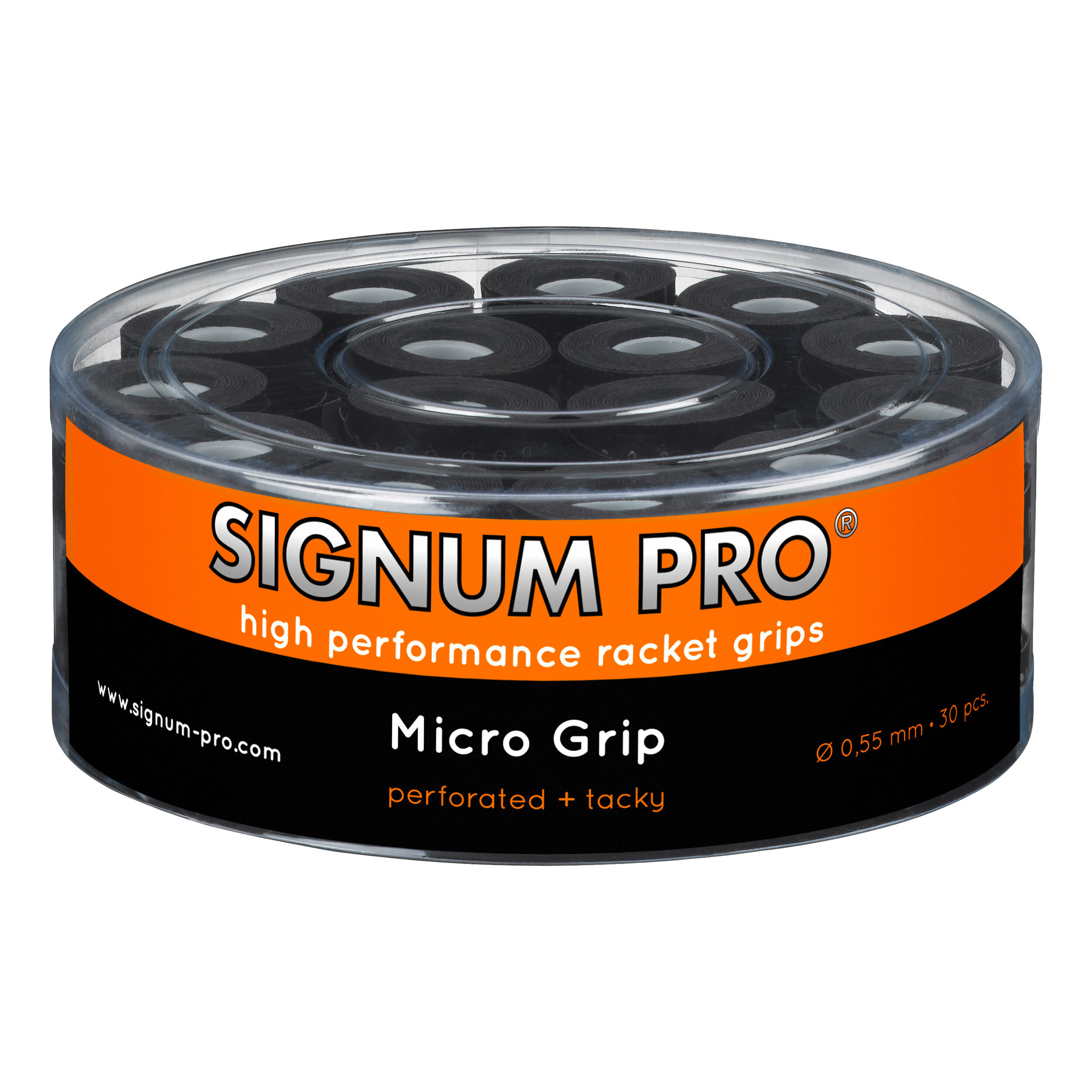 Buy Signum Pro Micro Grip 30 Pack Black online | Tennis