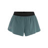 Pro Hypervent Split 2 Running Shorts Women-Blue