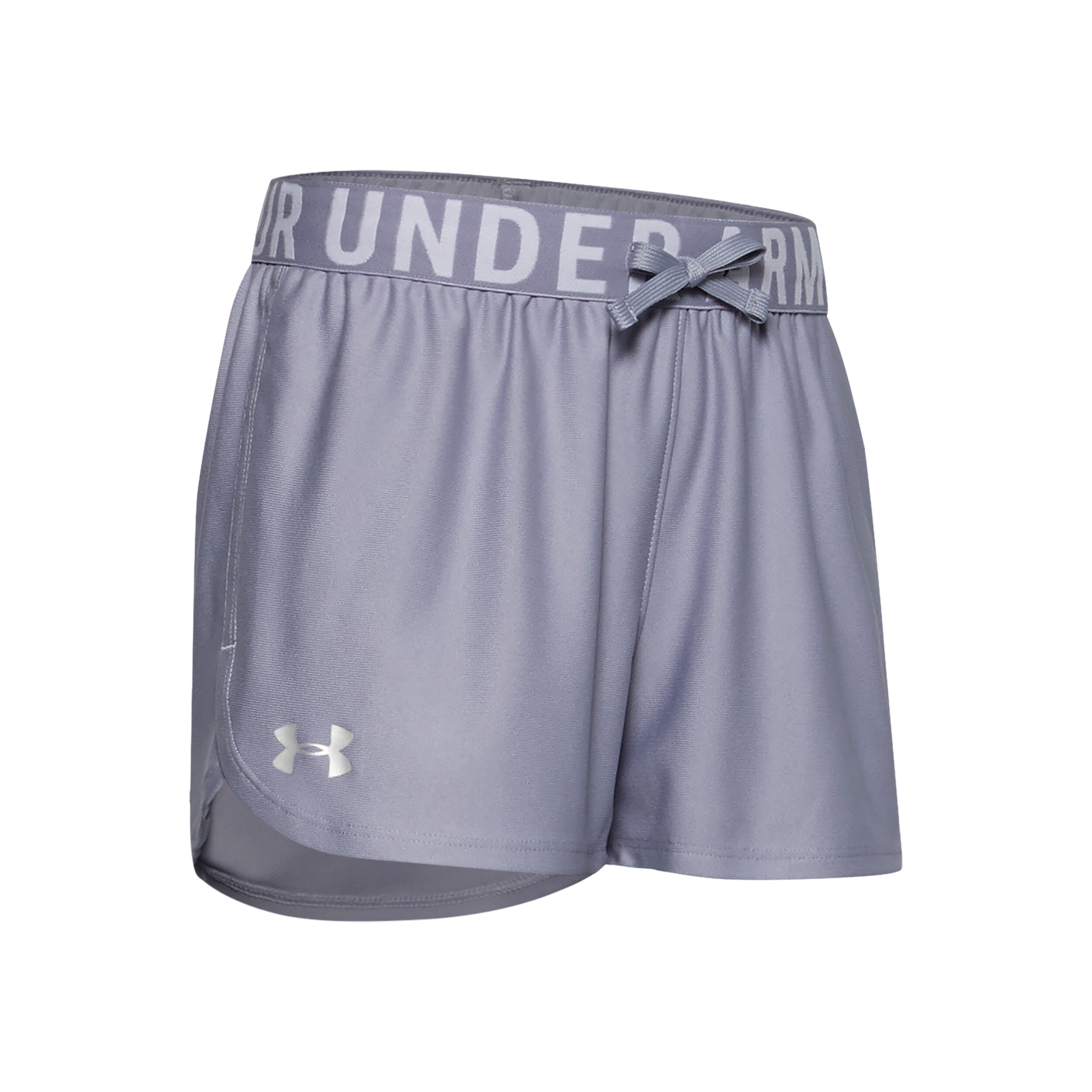 Play Up Solid Shorts Girls Lilac Silver