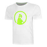 Quiet Please Clothing Quiet Please Wild Trainings T-Shirt Men-White,Neon Green