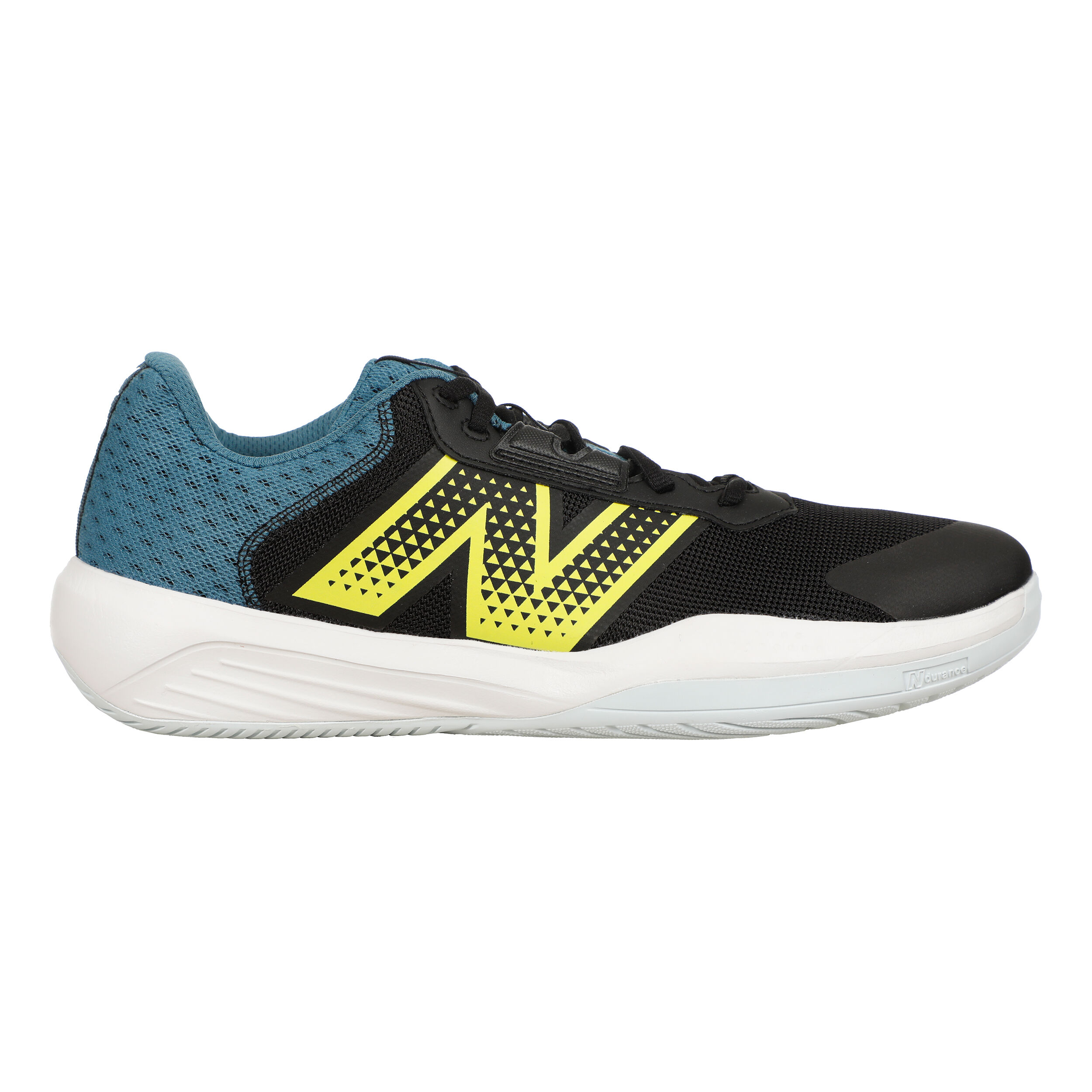 696 All Court Shoe Men Black White