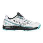 Mizuno Tennis shoes Mizuno Break Shot 4  Carpet shoe Women - white, turquoise