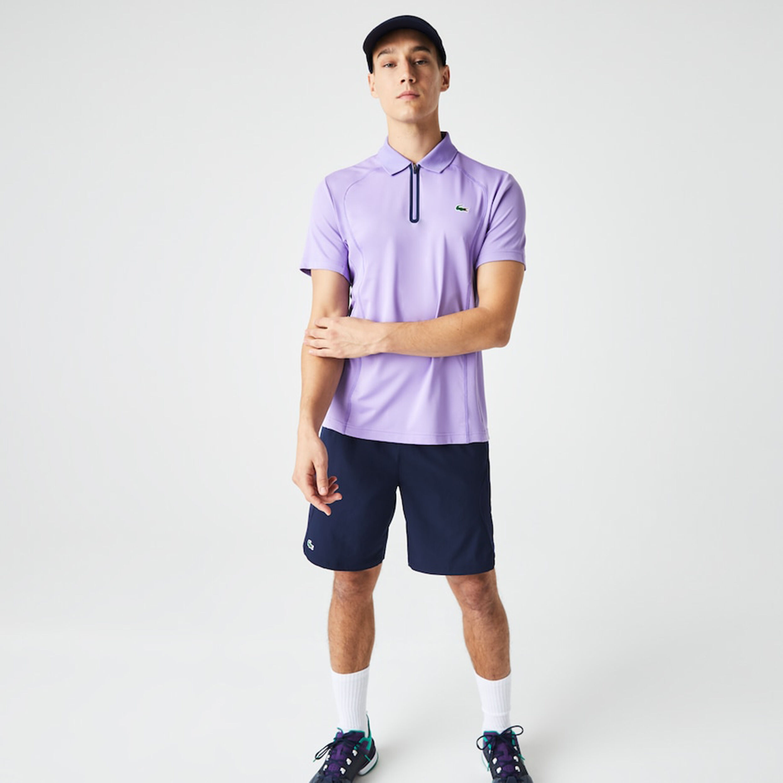 Buy Lacoste Polo Men Violet online Tennis Point COM
