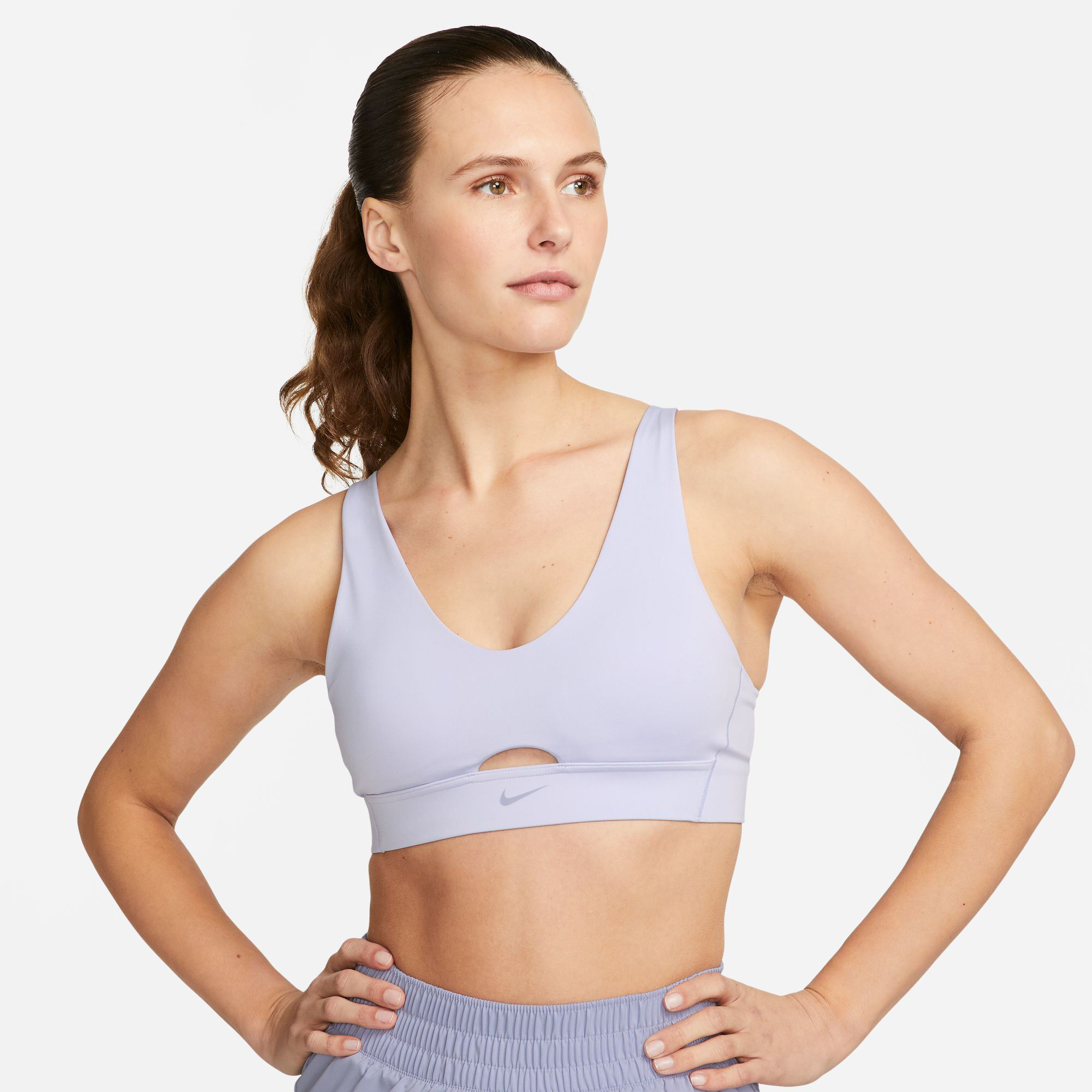 Buy Nike Dri Fit Indy Plunge Cutout Sports Bras Women Lilac online Tennis Point COM